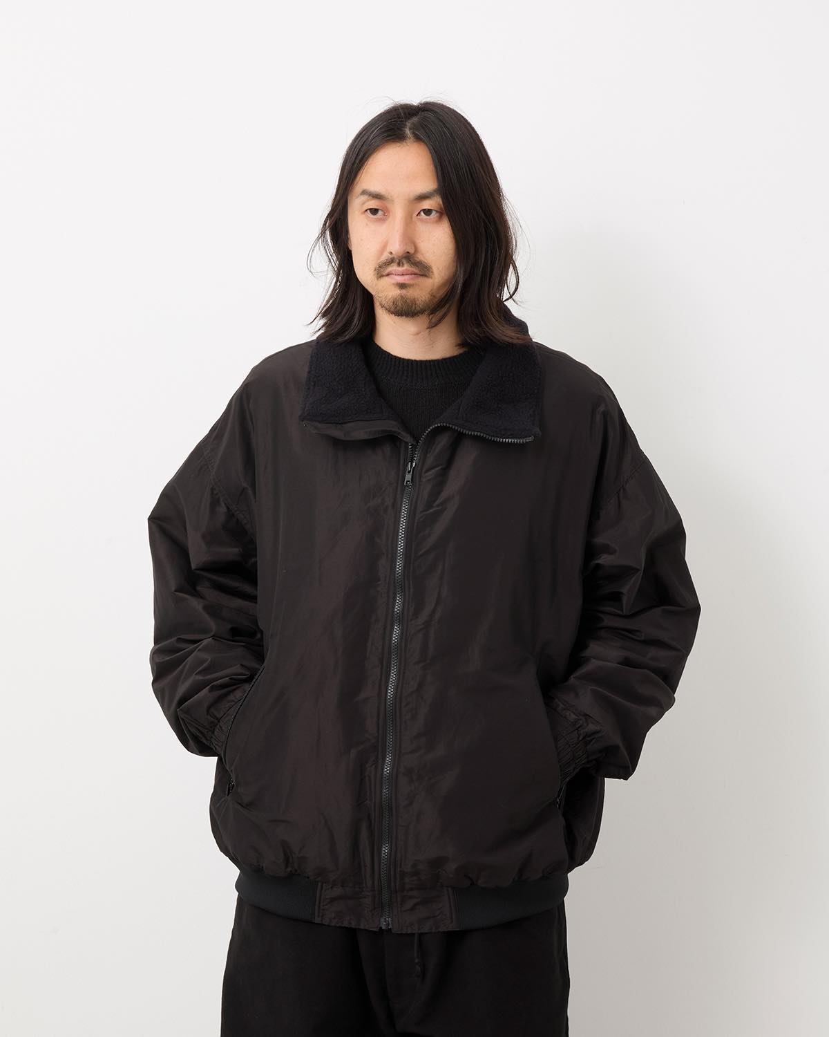 COTTON SILK TRACK JACKET