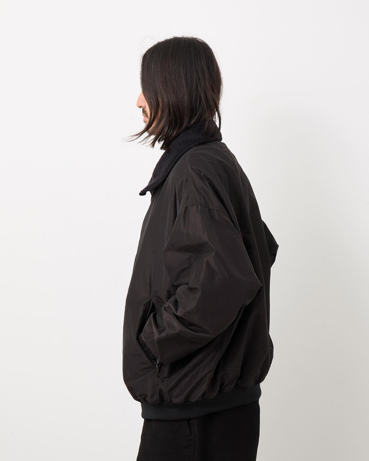 COTTON SILK TRACK JACKET