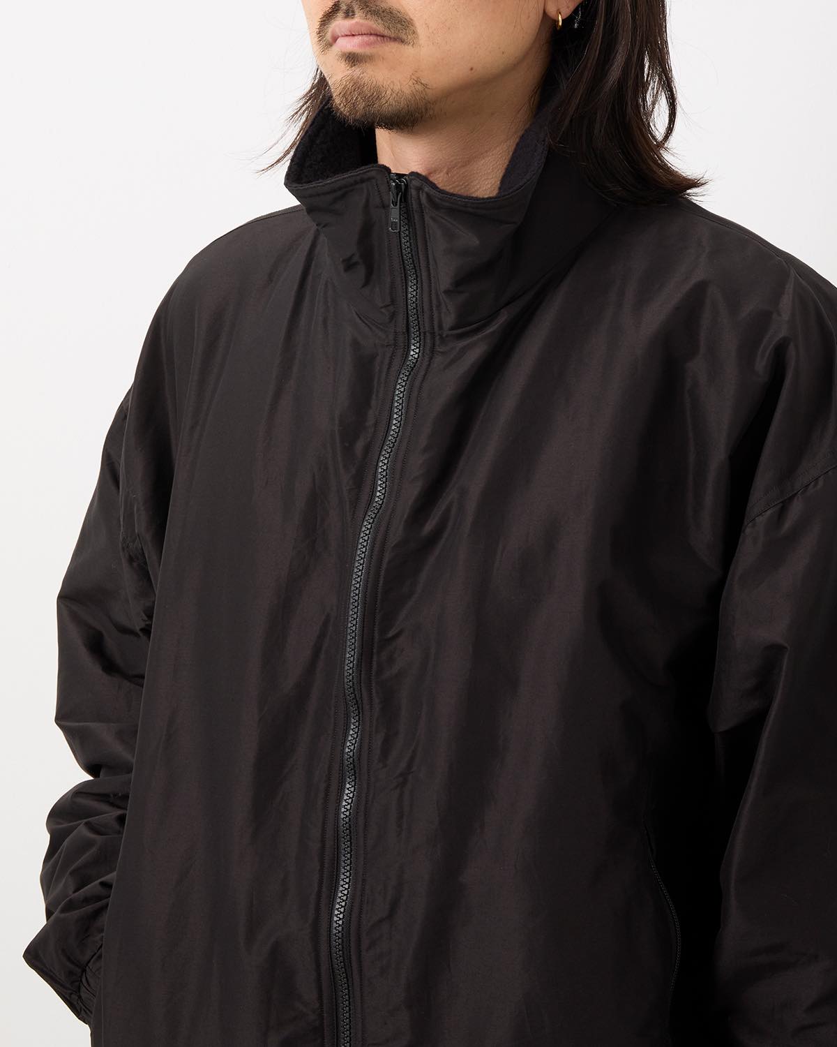 COTTON SILK TRACK JACKET