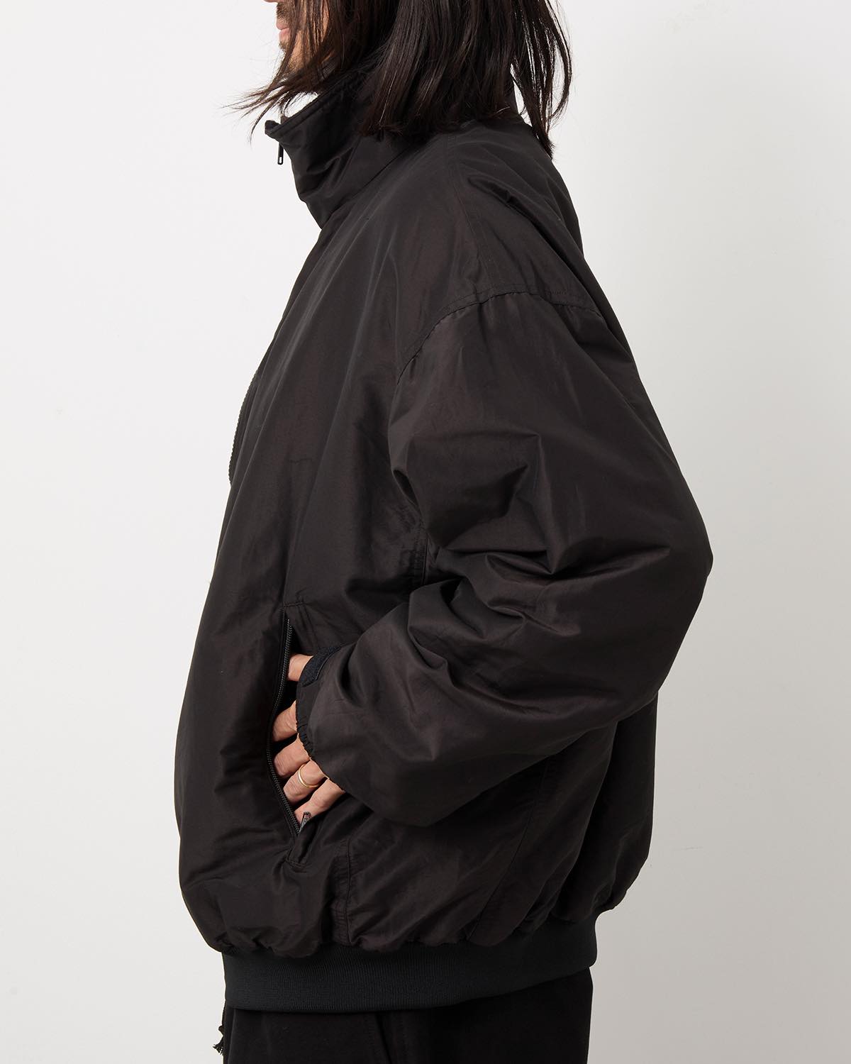 COTTON SILK TRACK JACKET