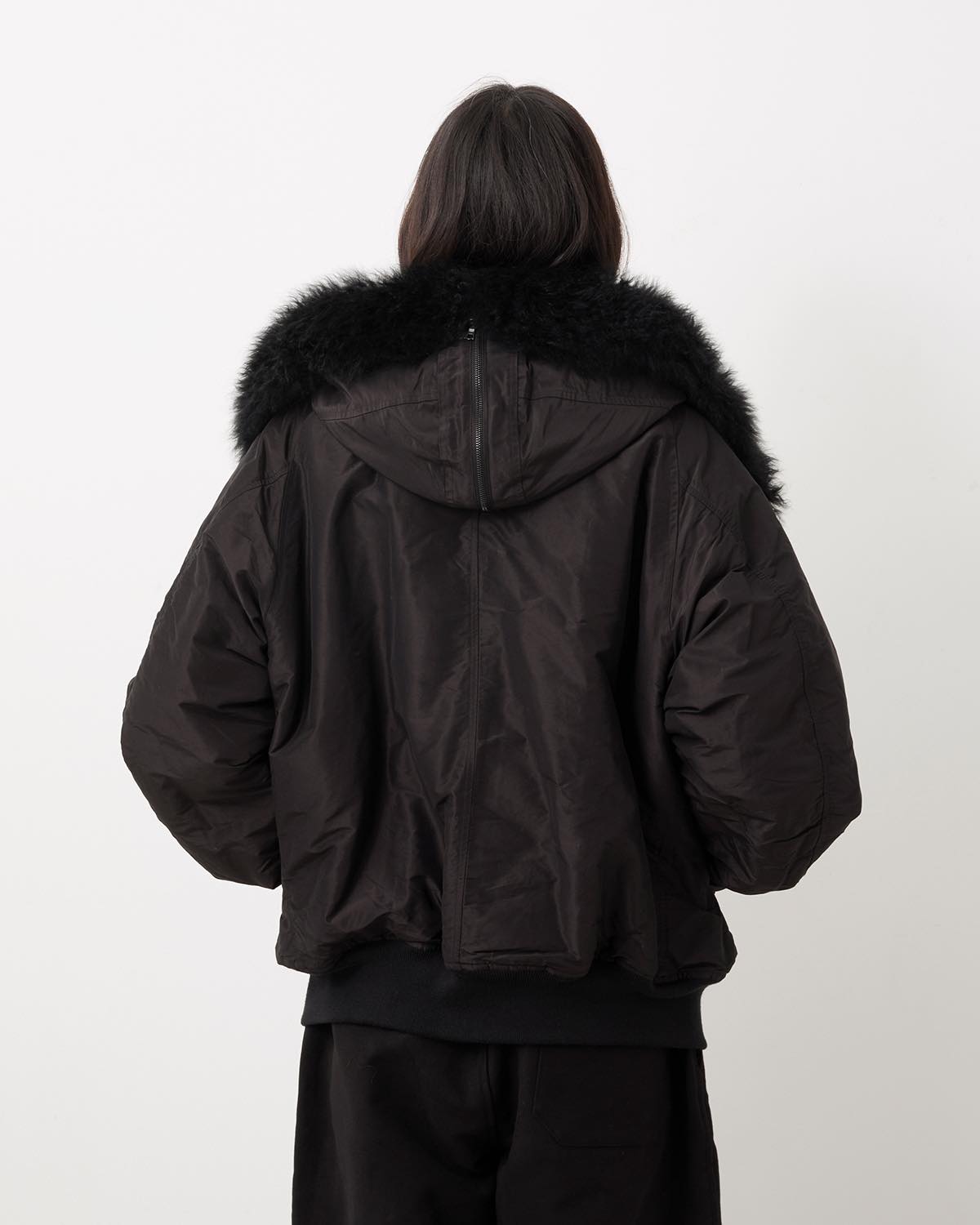 COTTON SILK MILITARY HOODED JACKET