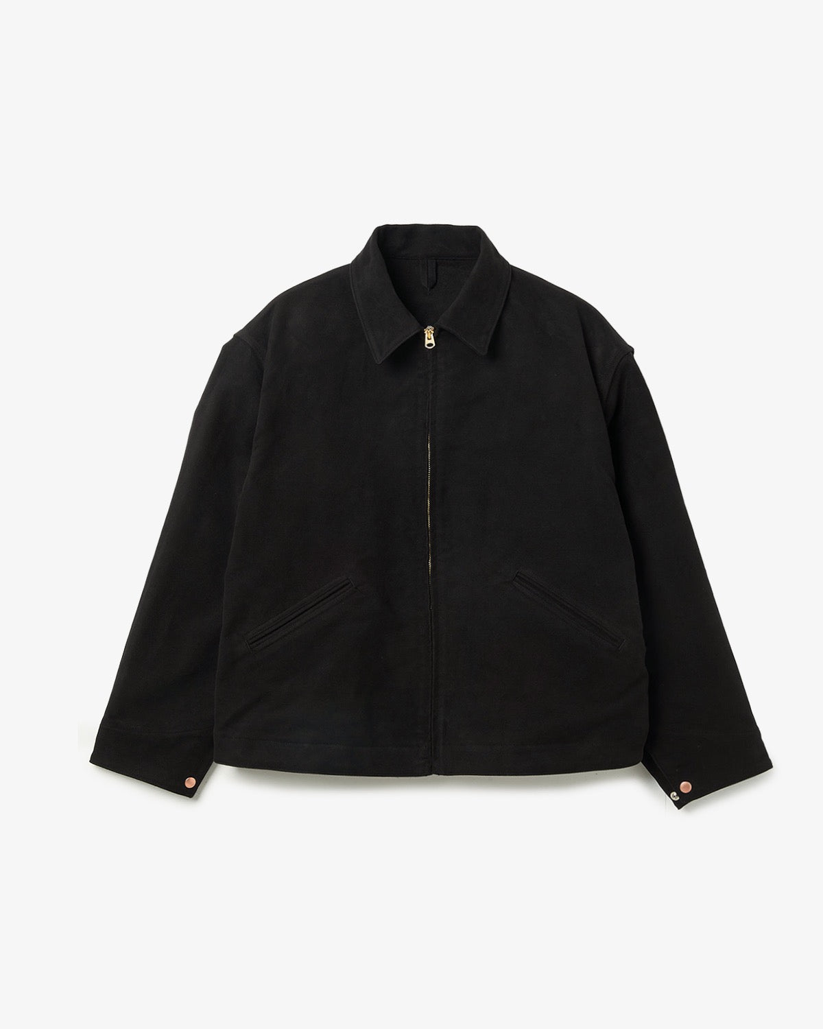 MOLESKIN ZIP SHORT JACKET