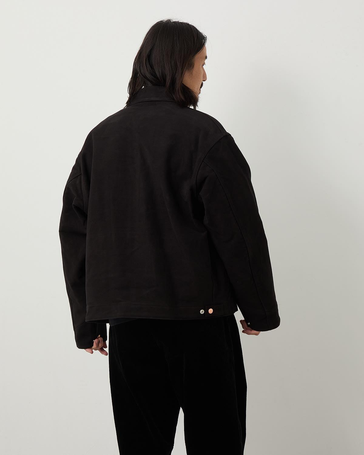 MOLESKIN ZIP SHORT JACKET