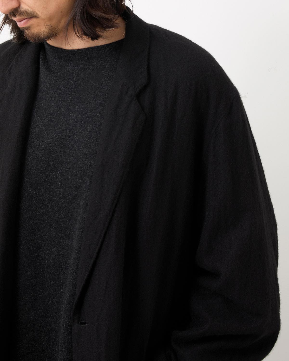 CASHMERE SILK FROCK COAT