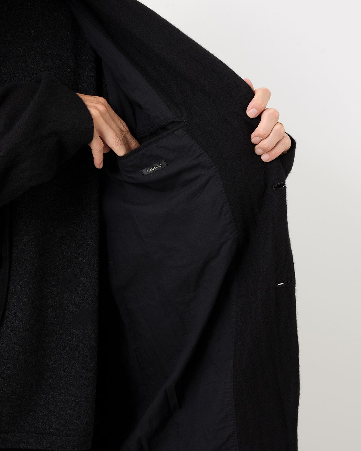 CASHMERE SILK FROCK COAT