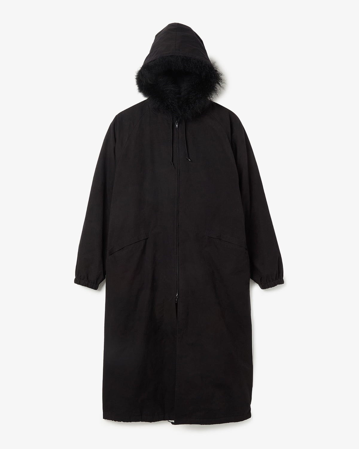 HOODED LONG COAT
