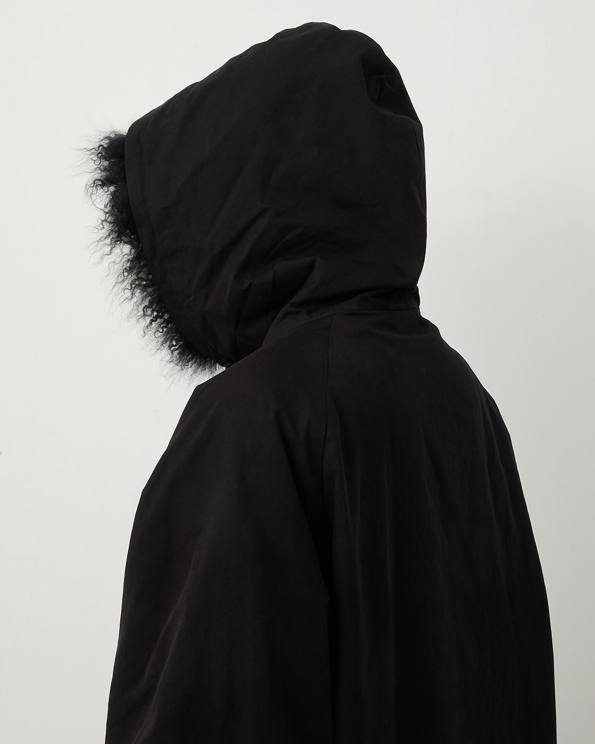 HOODED LONG COAT