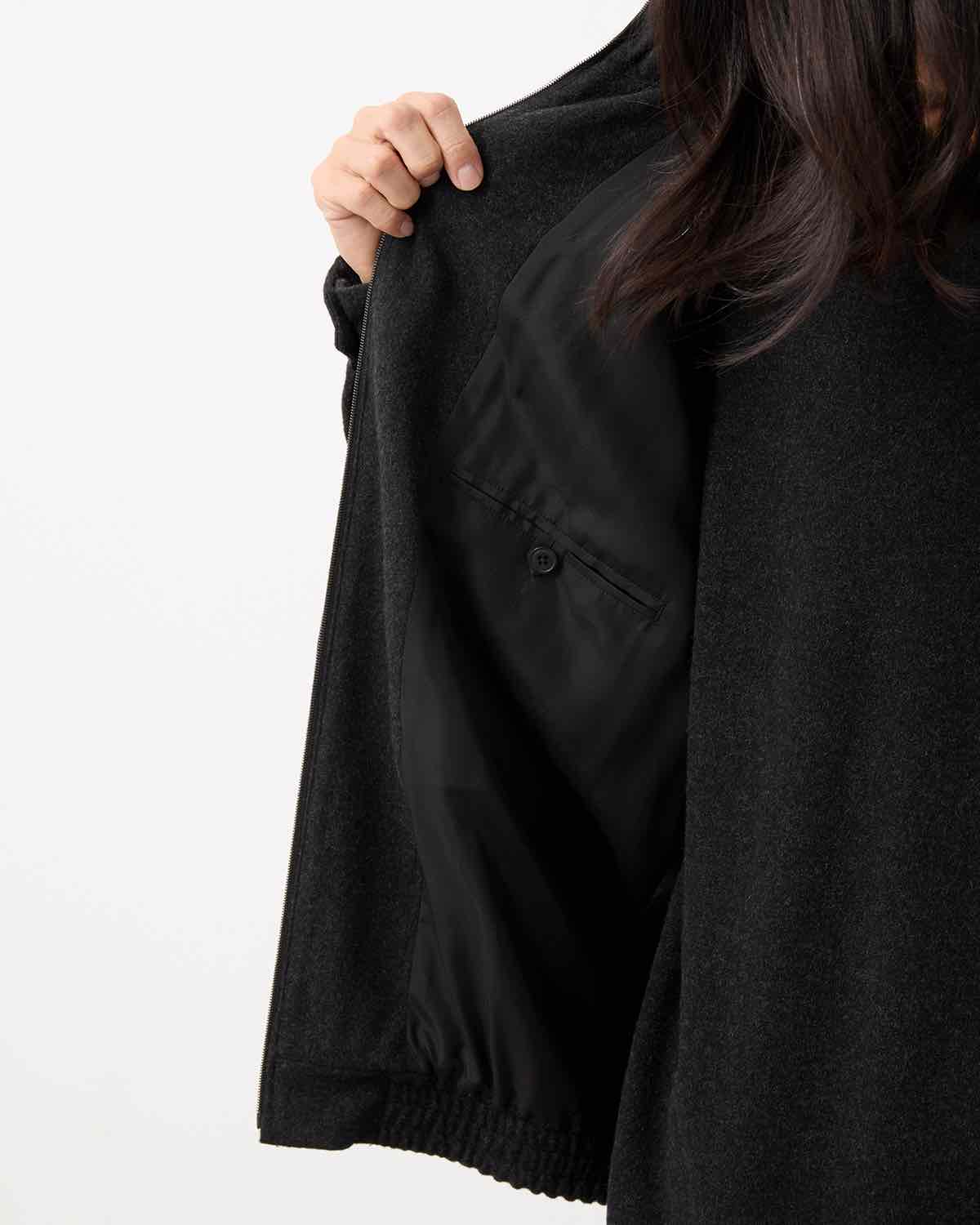 CASHMERE TRACK JACKET