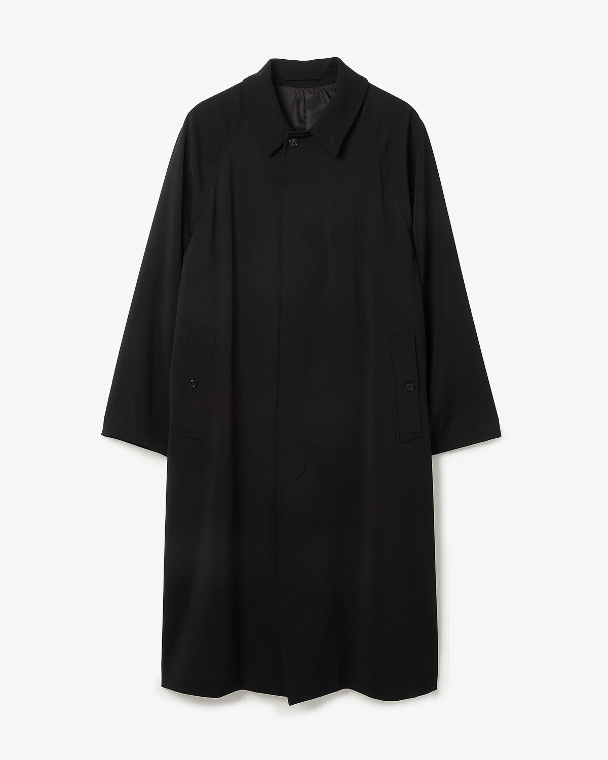 WOOL GABARDINE BAL COLLAR COAT