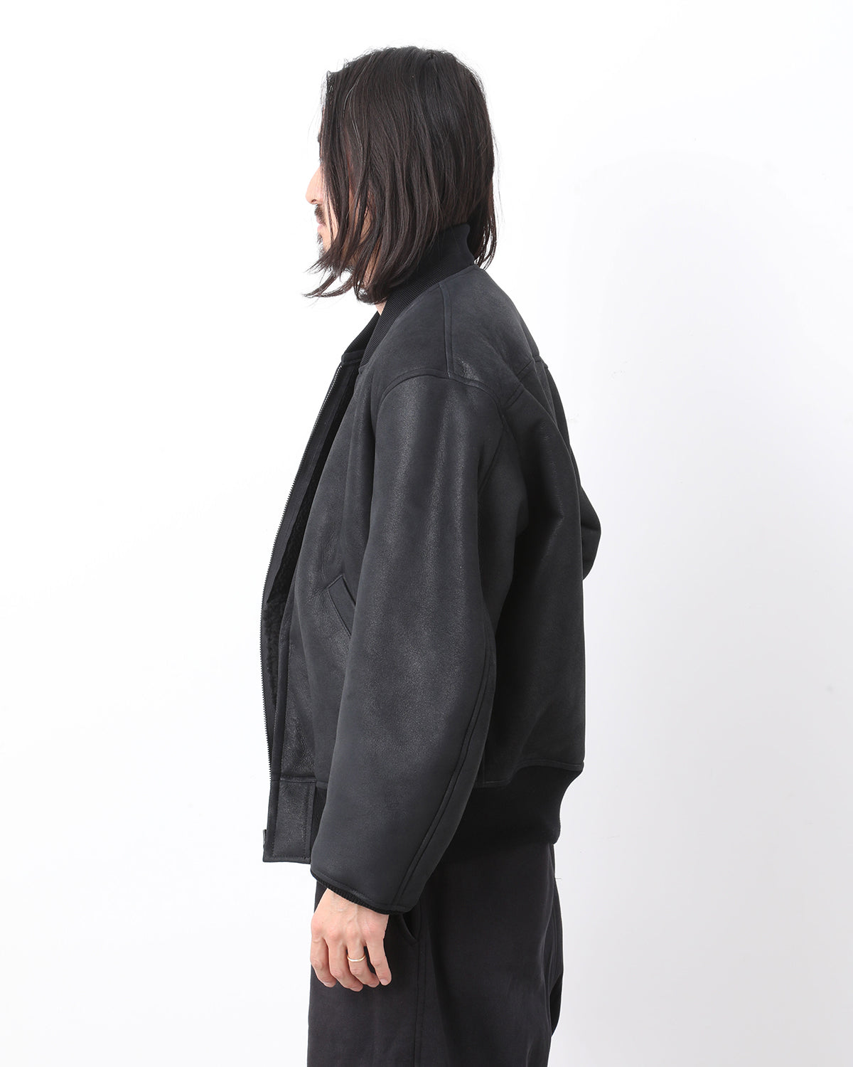 SHEEPSKIN ZIP BLOUSON