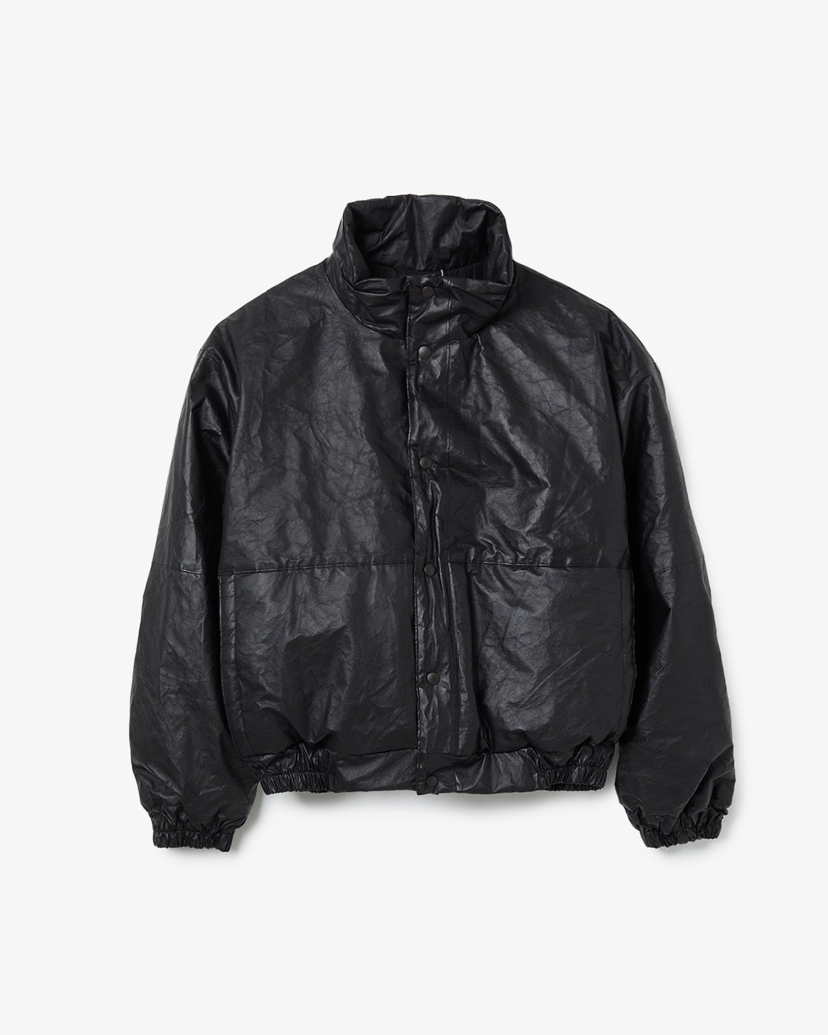 PAPER LEATHER PADDED JACKET