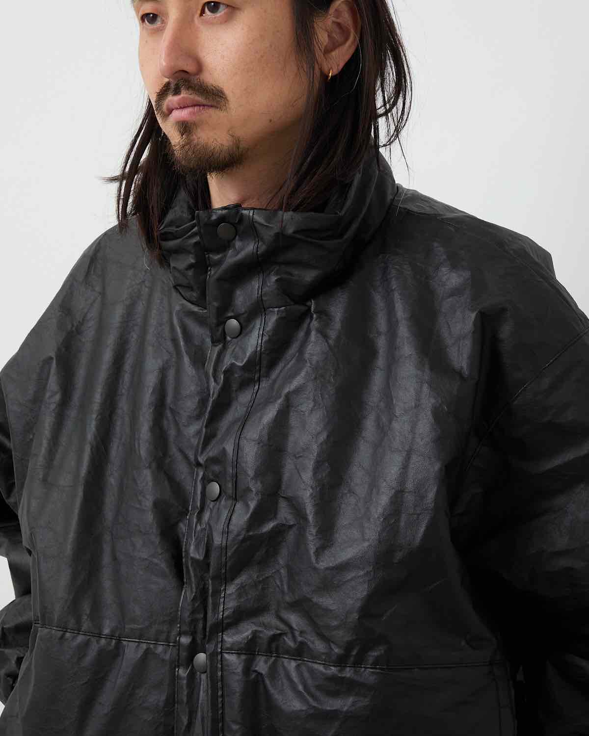 ペーパーレザーパデットジャケット