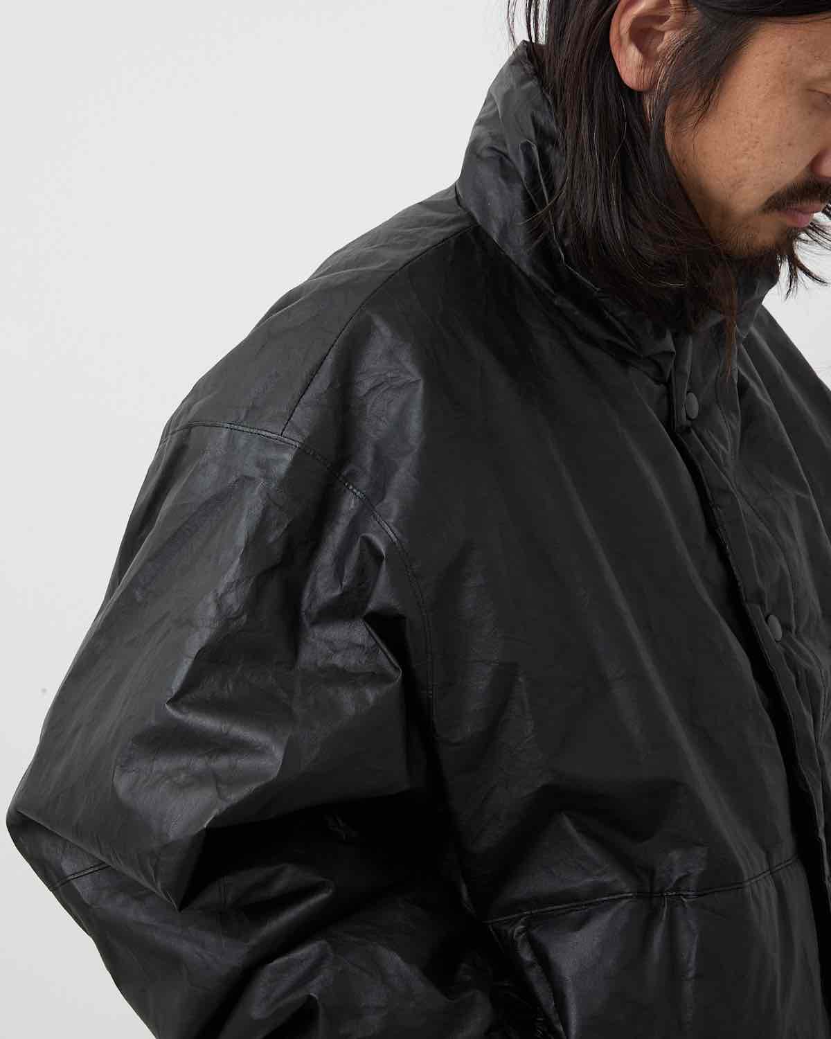 ペーパーレザーパデットジャケット