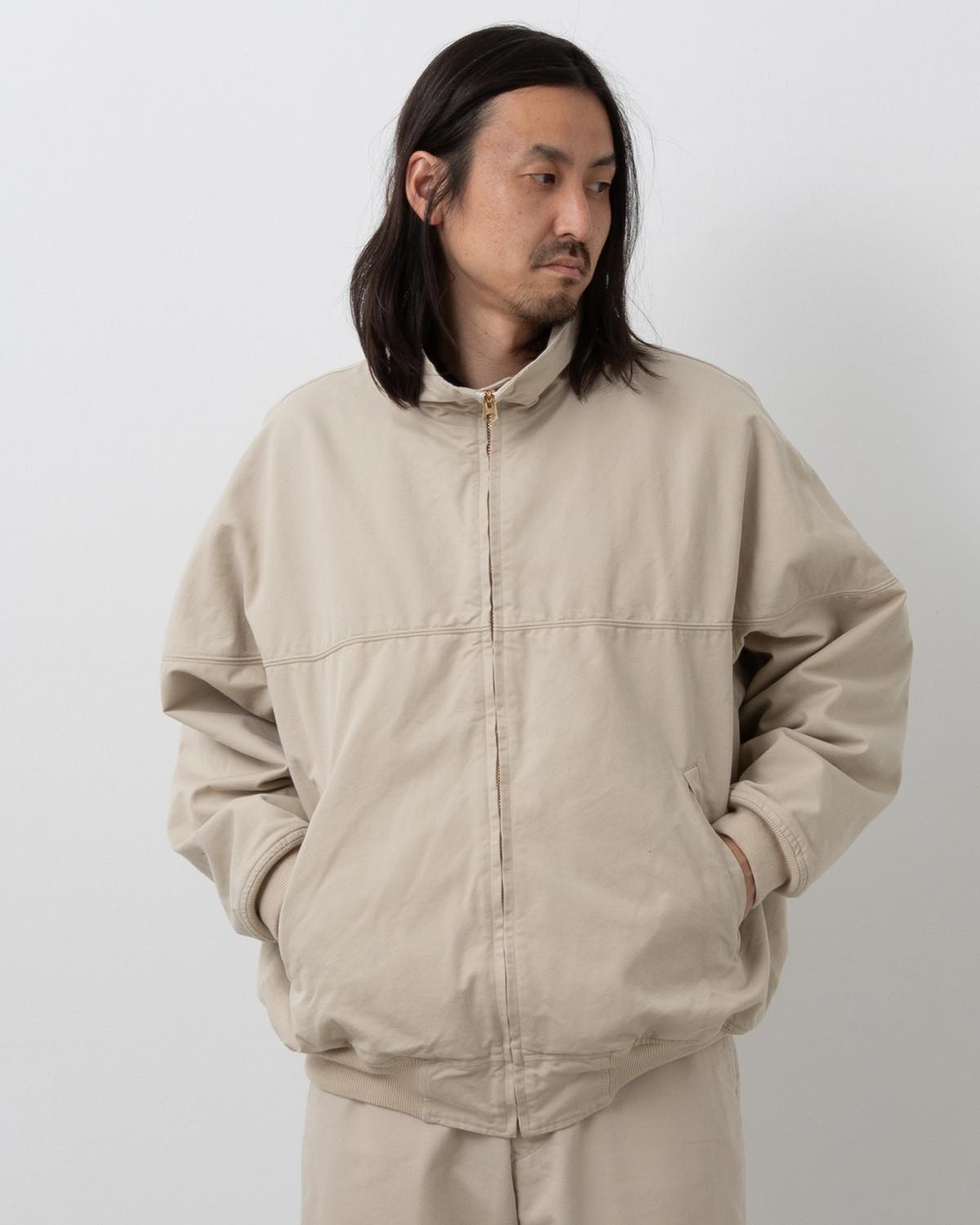 ポストワークツイルキャップショルダーブルゾン