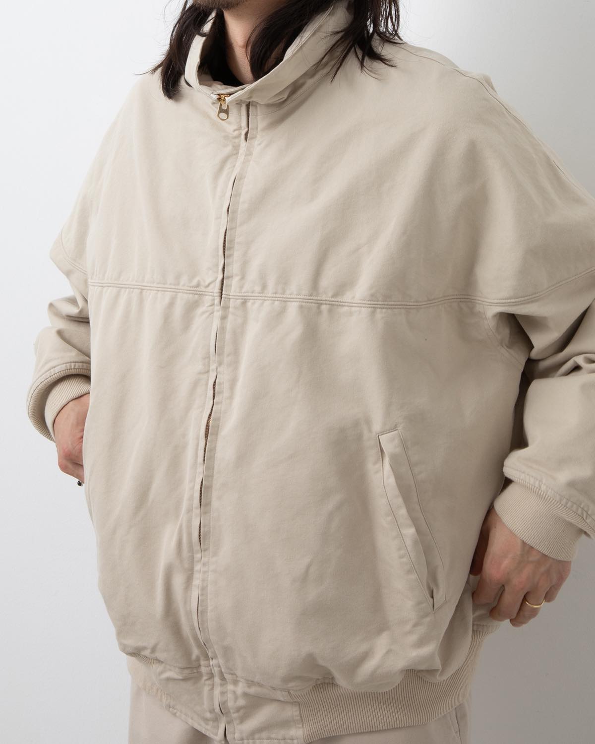 ポストワークツイルキャップショルダーブルゾン