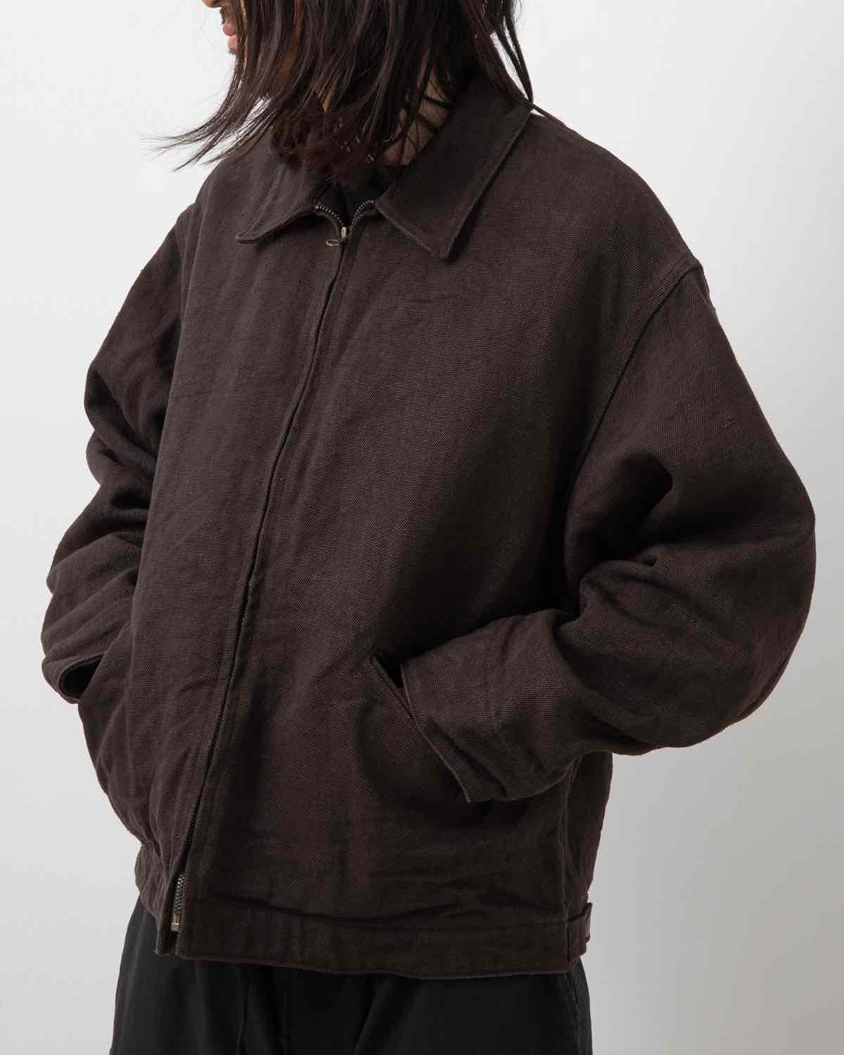 ヘンプダックジップショートジャケット