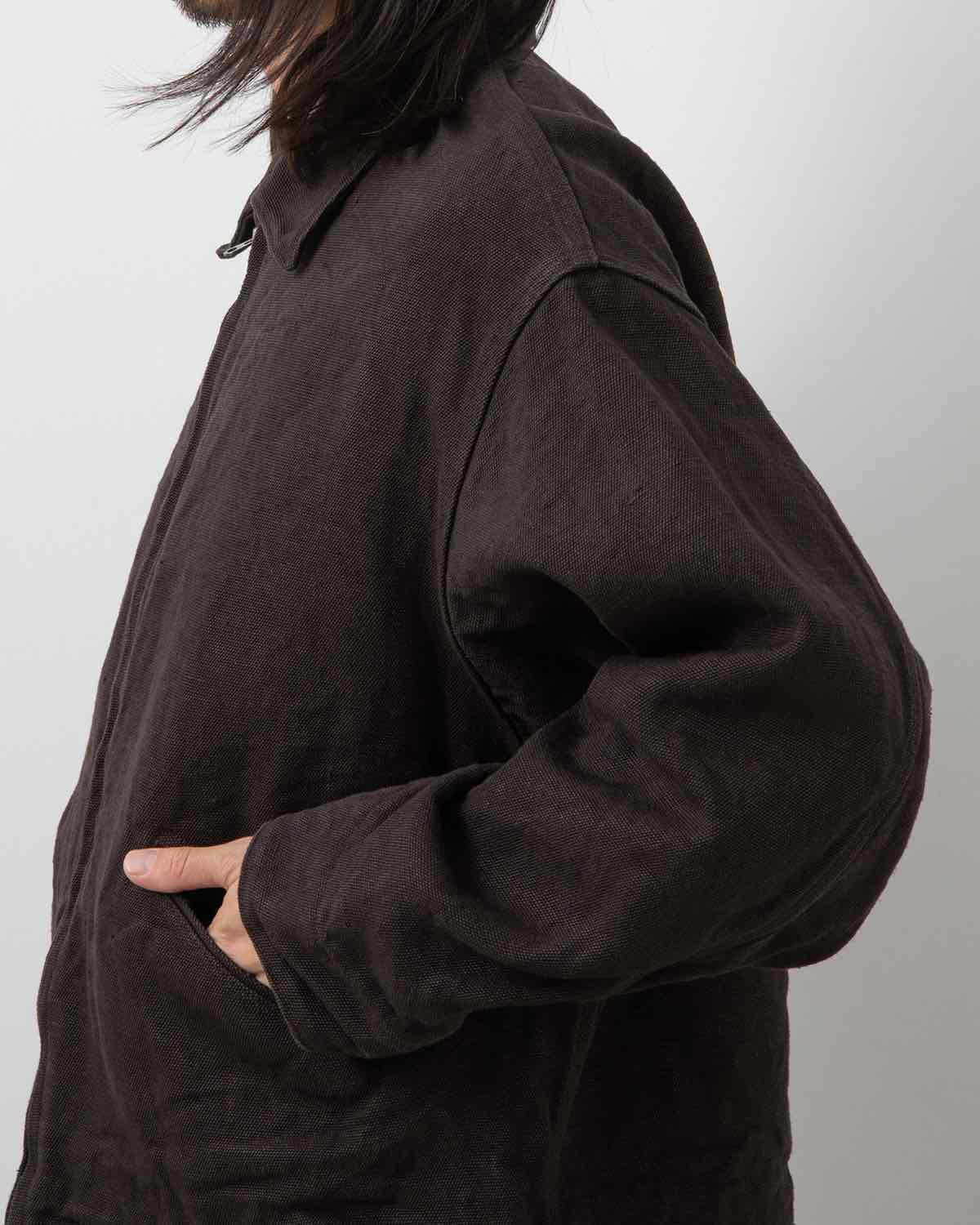 ヘンプダックジップショートジャケット