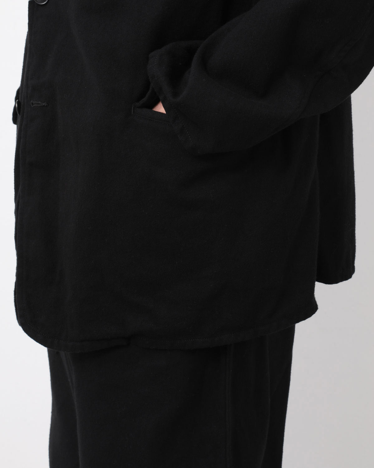 BLACK DRILL JACKET
