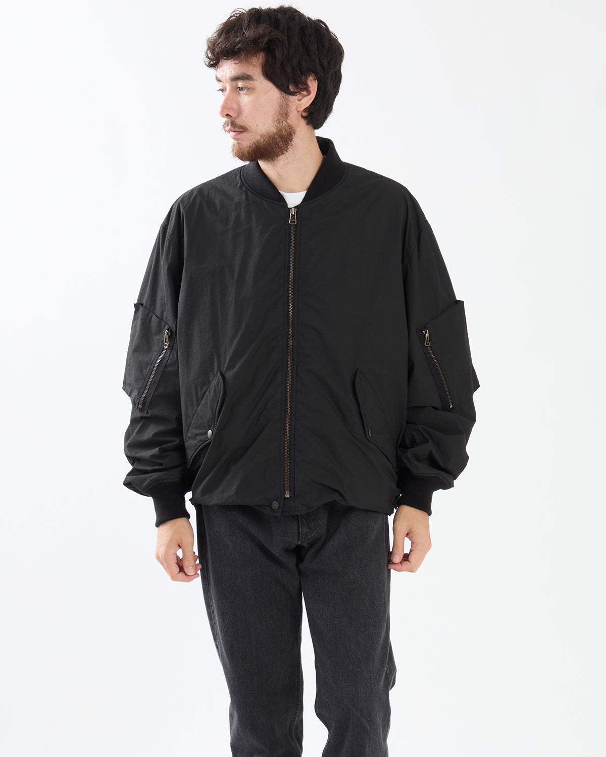COTTON NYLON MILITARY BLOUSON