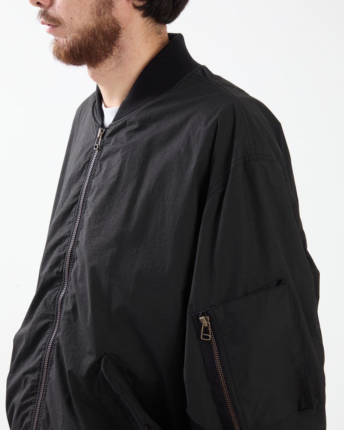 COTTON NYLON MILITARY BLOUSON