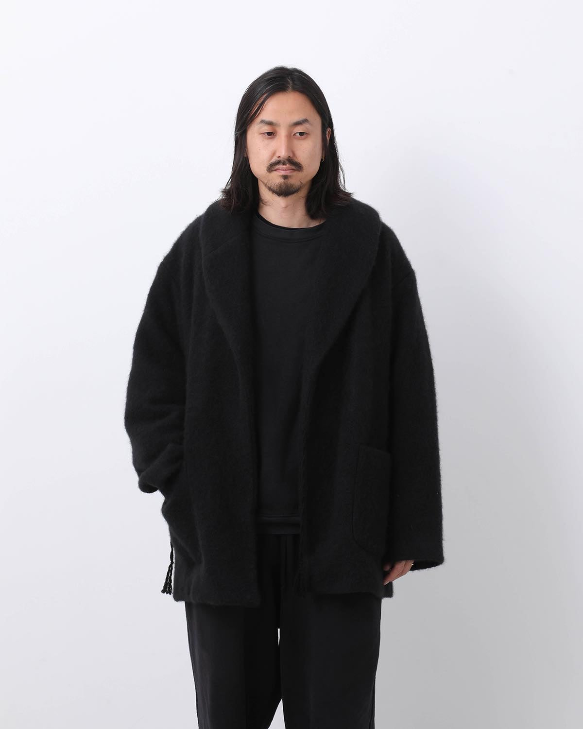 KASHMIR SHAWL COLLAR COAT