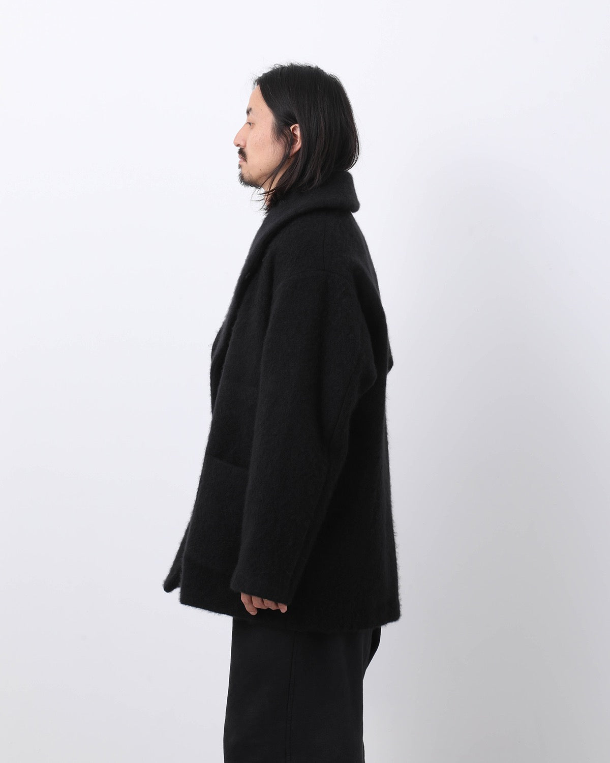 KASHMIR SHAWL COLLAR COAT