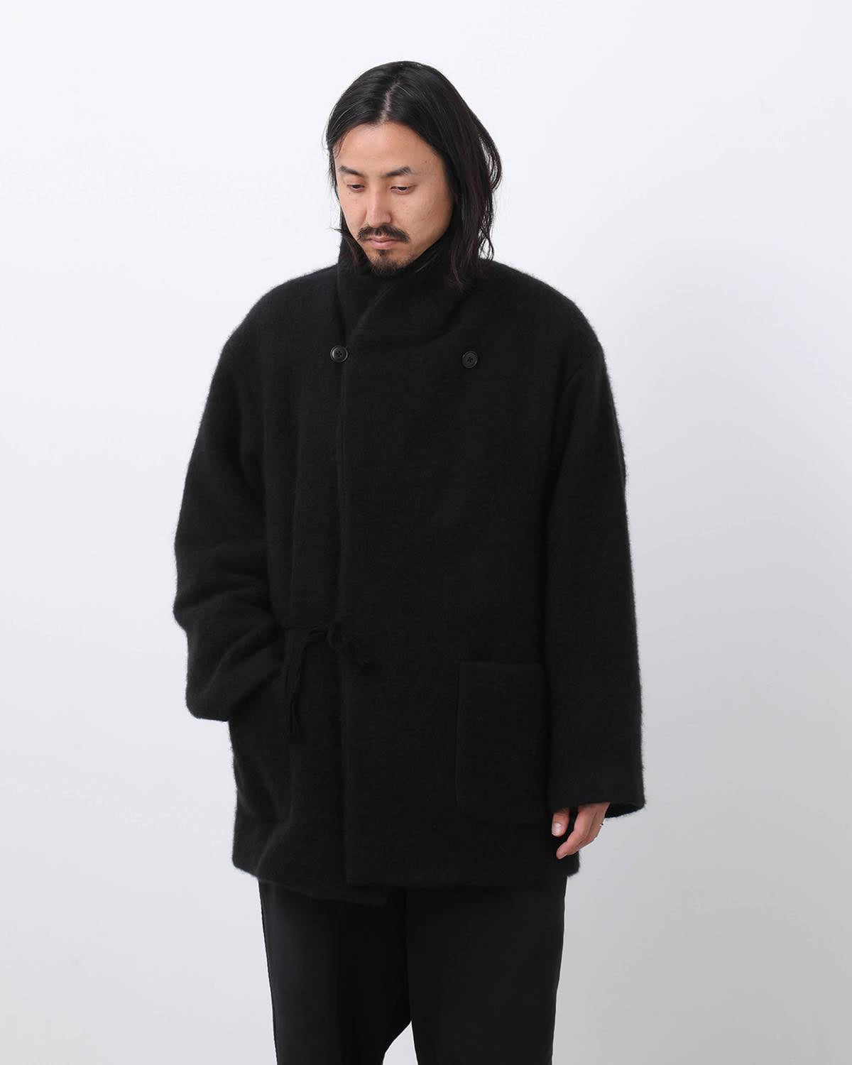 KASHMIR SHAWL COLLAR COAT