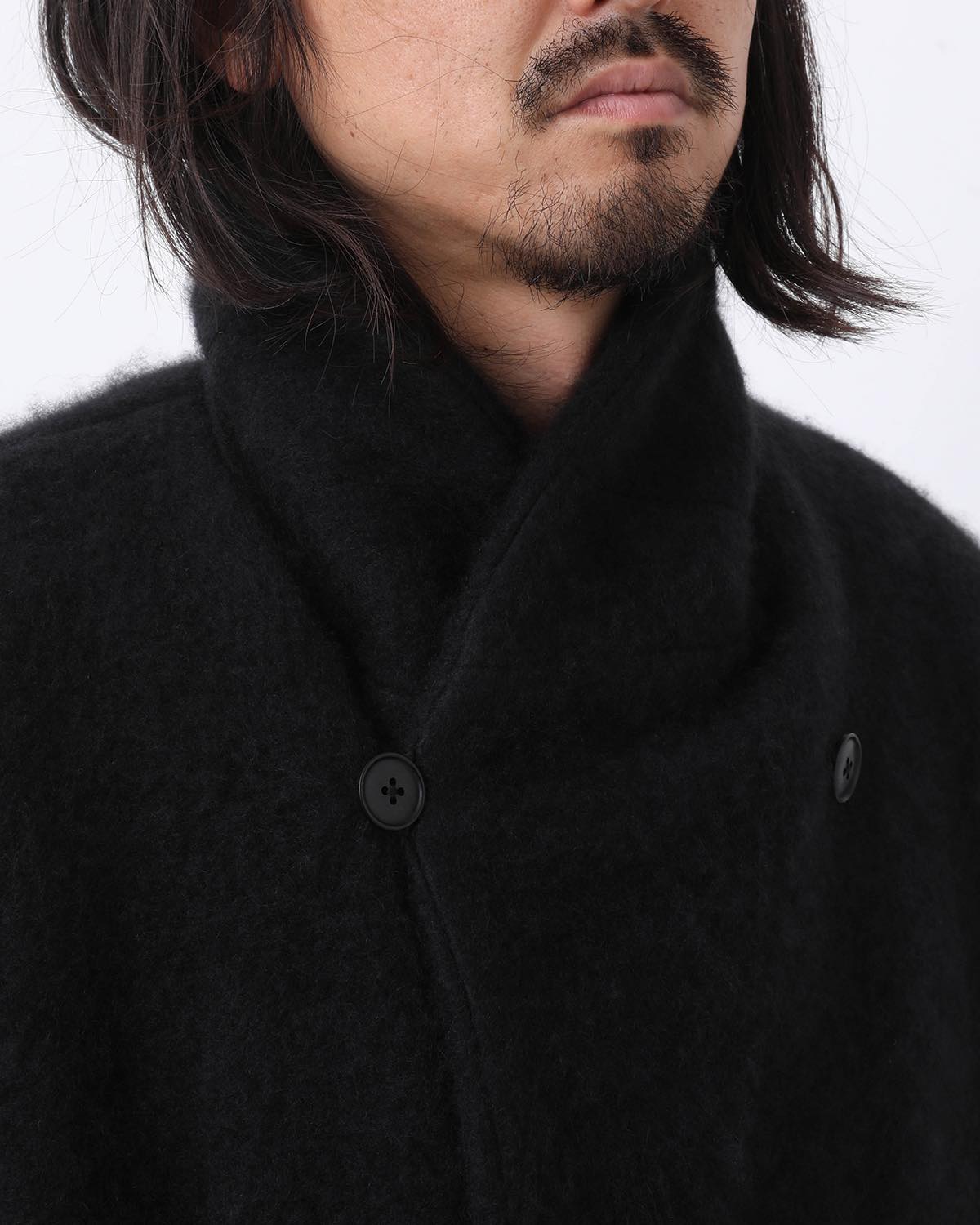 KASHMIR SHAWL COLLAR COAT