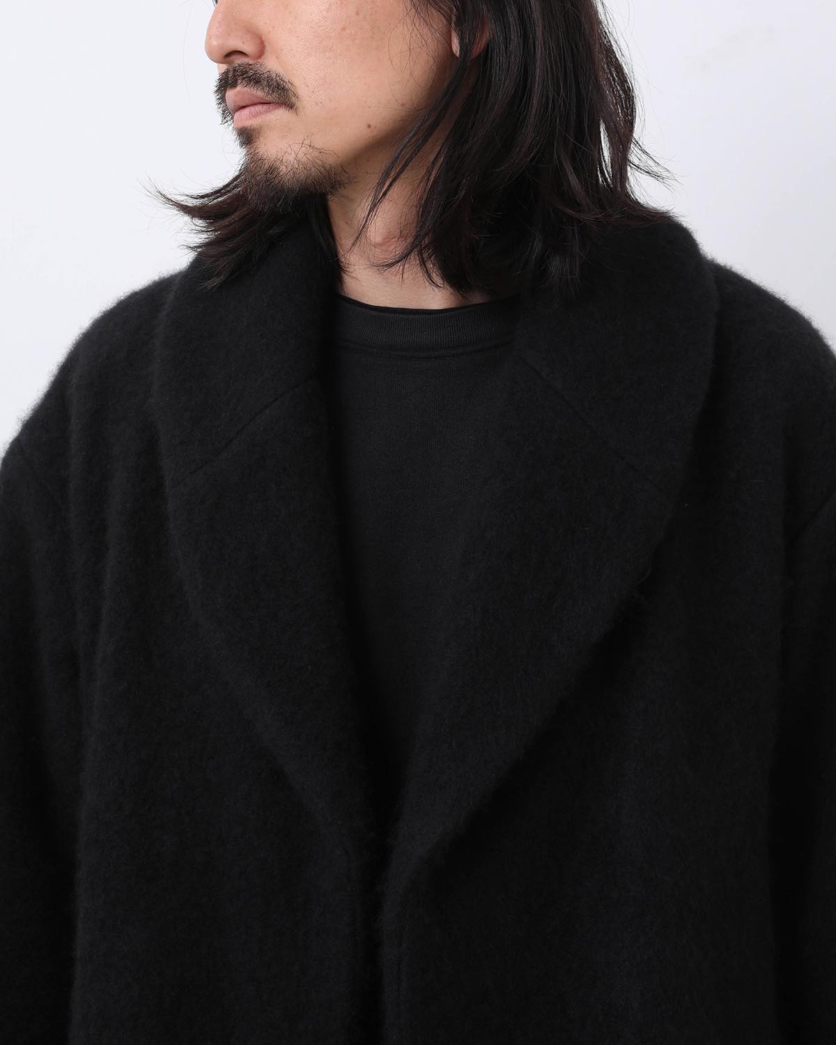 KASHMIR SHAWL COLLAR COAT