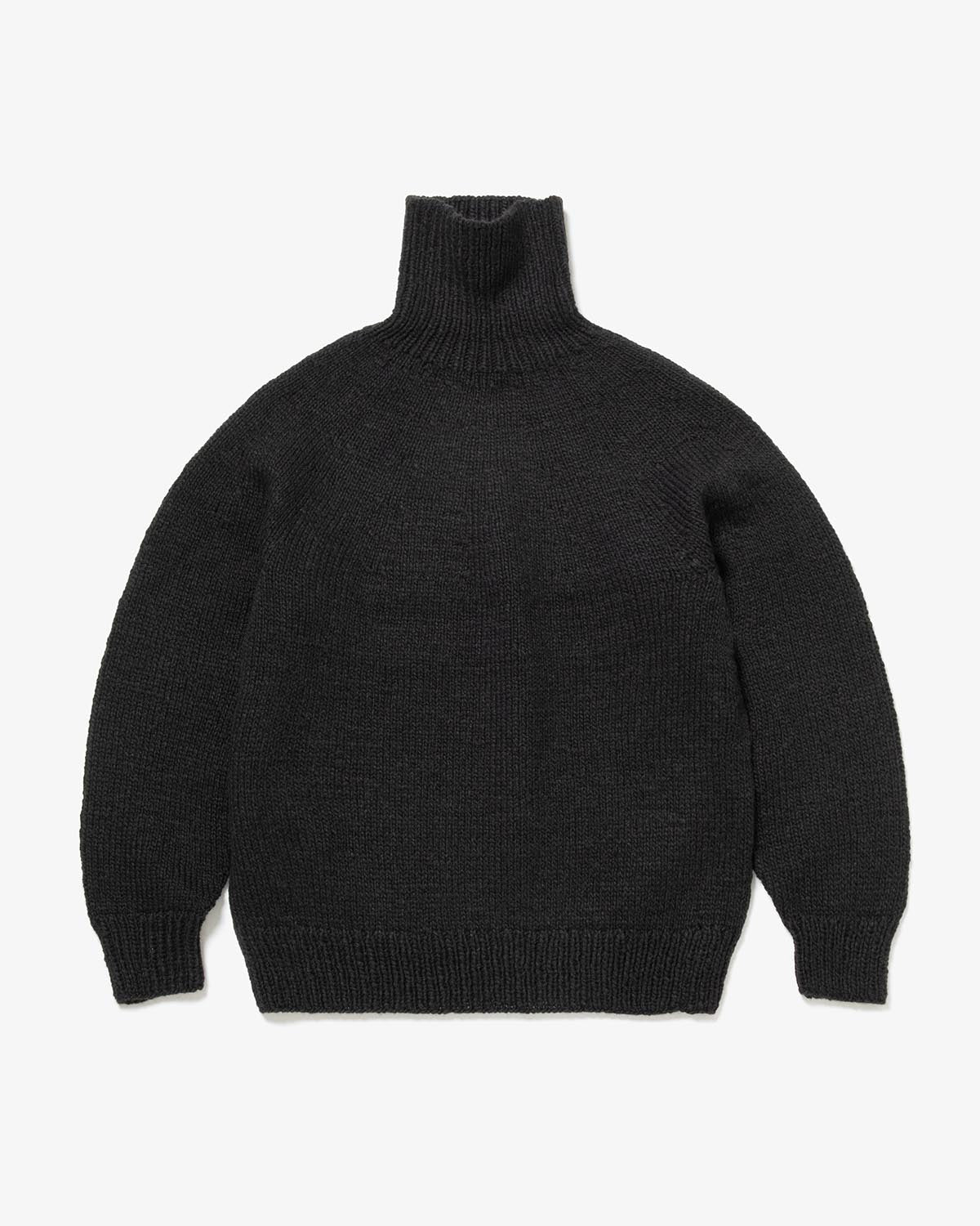 CASHMERE WASHI HAND TURTLENECK KNIT