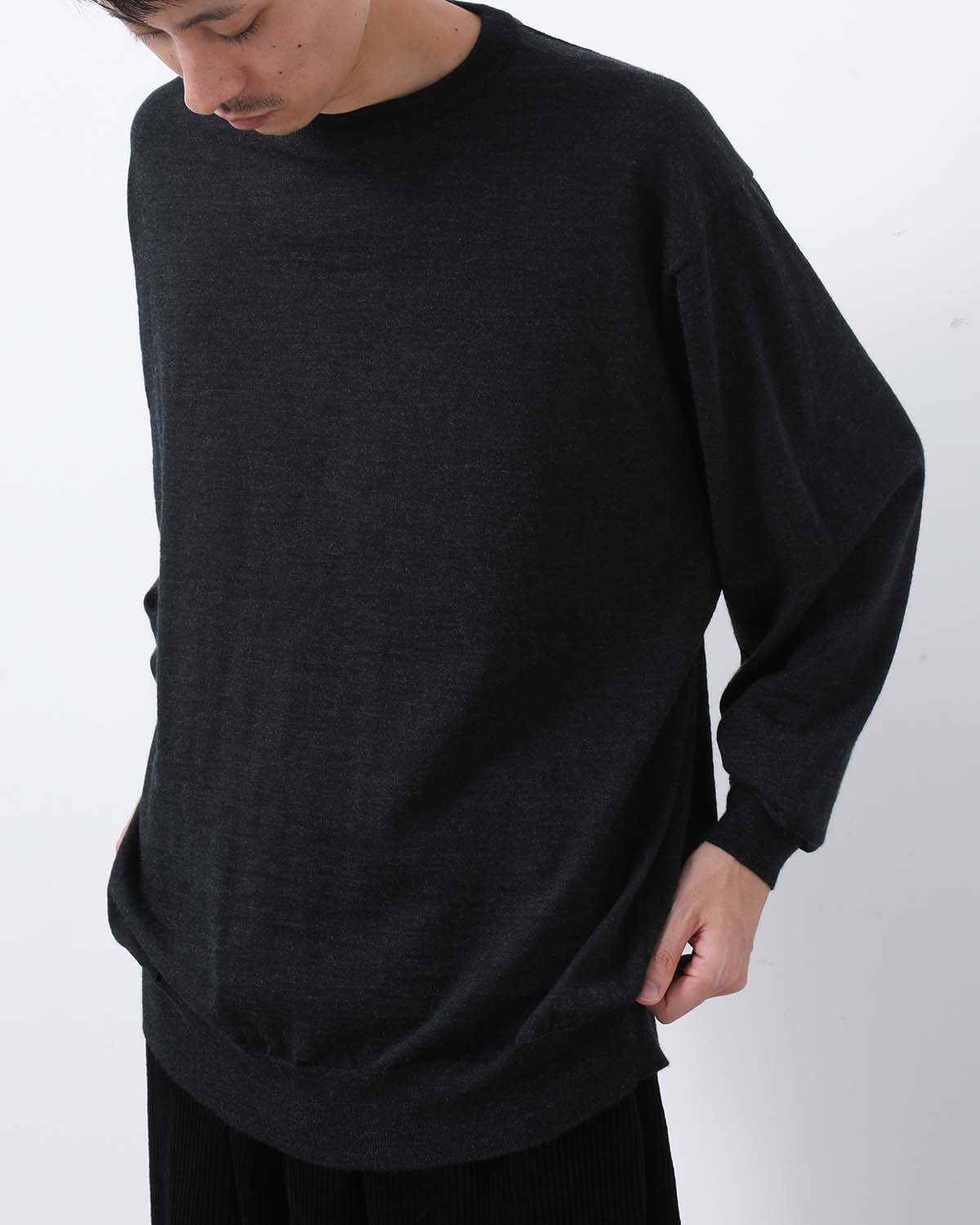 WOOL CREWNECK KNIT