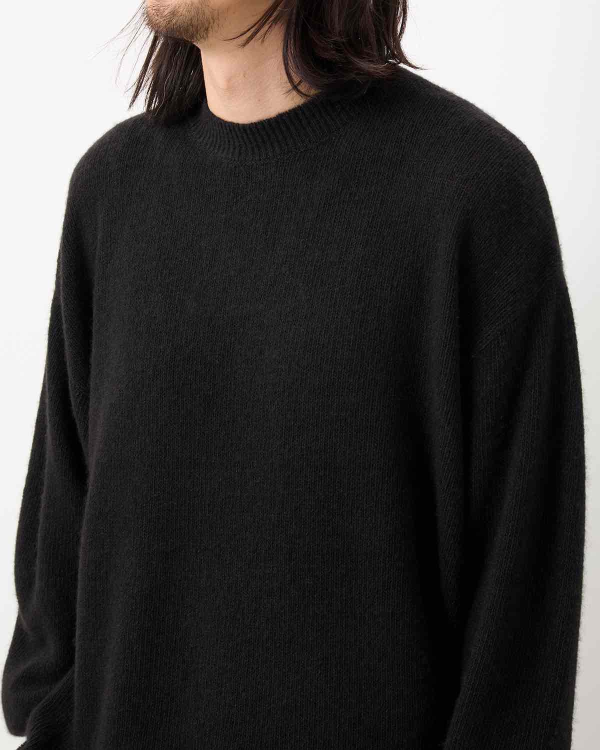 GARMENT-DYED CASHMERE CREWNECK KNIT
