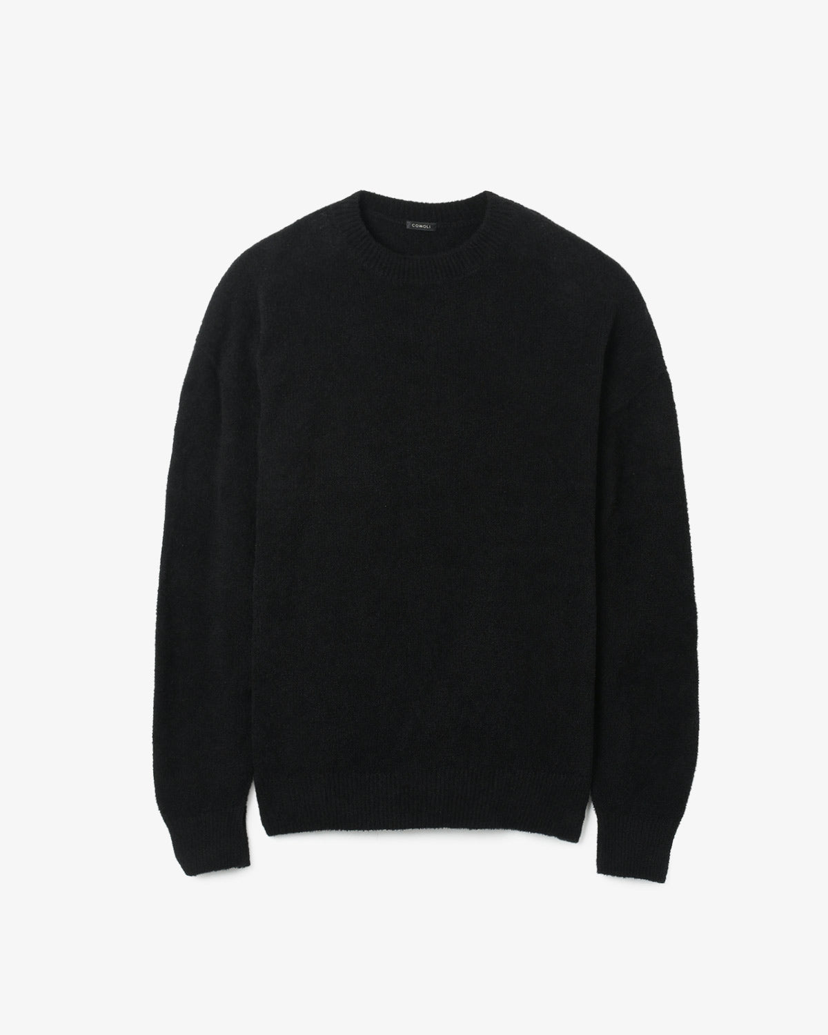 コットンシャギークルーネックニット