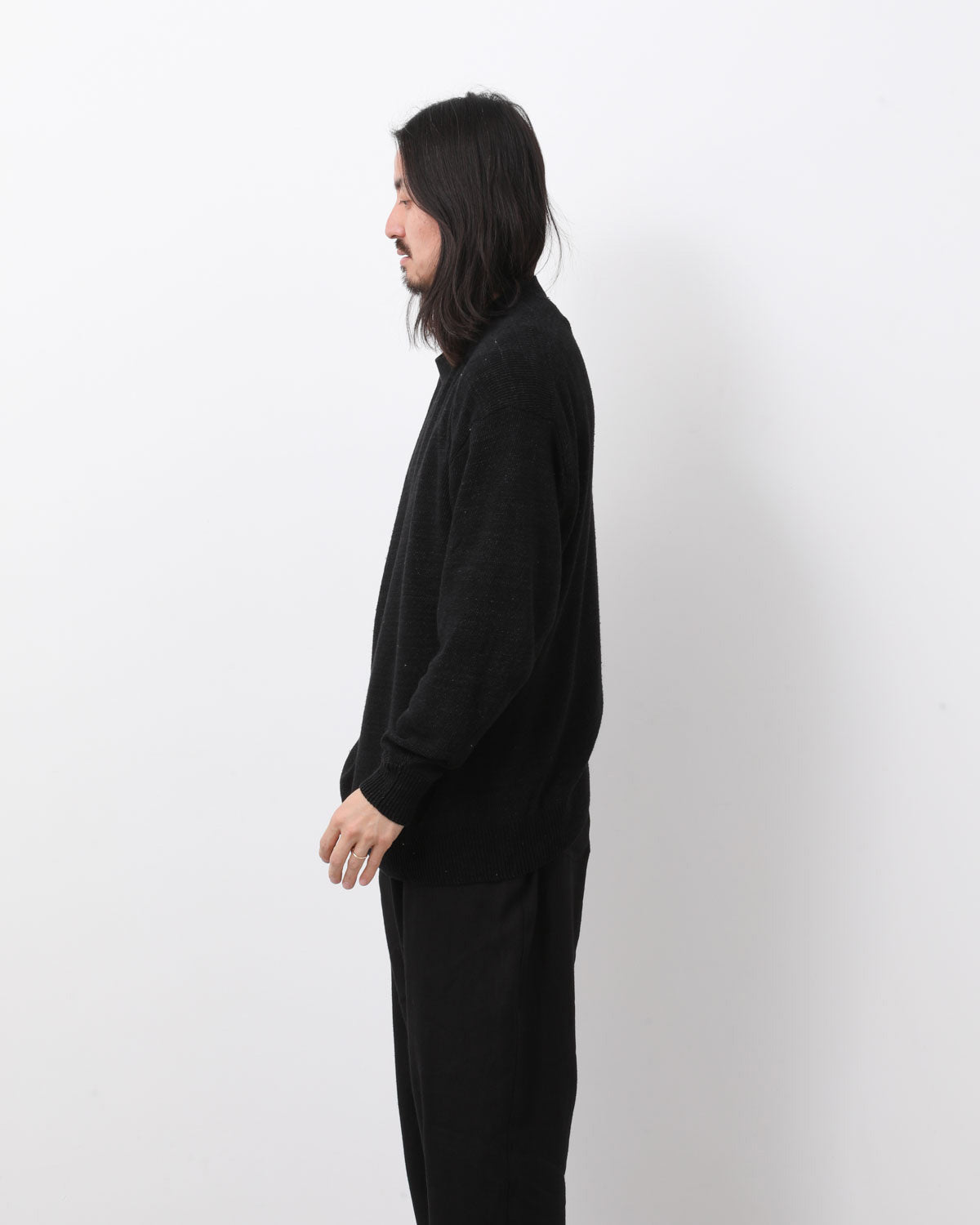 8Gクルーネックニット