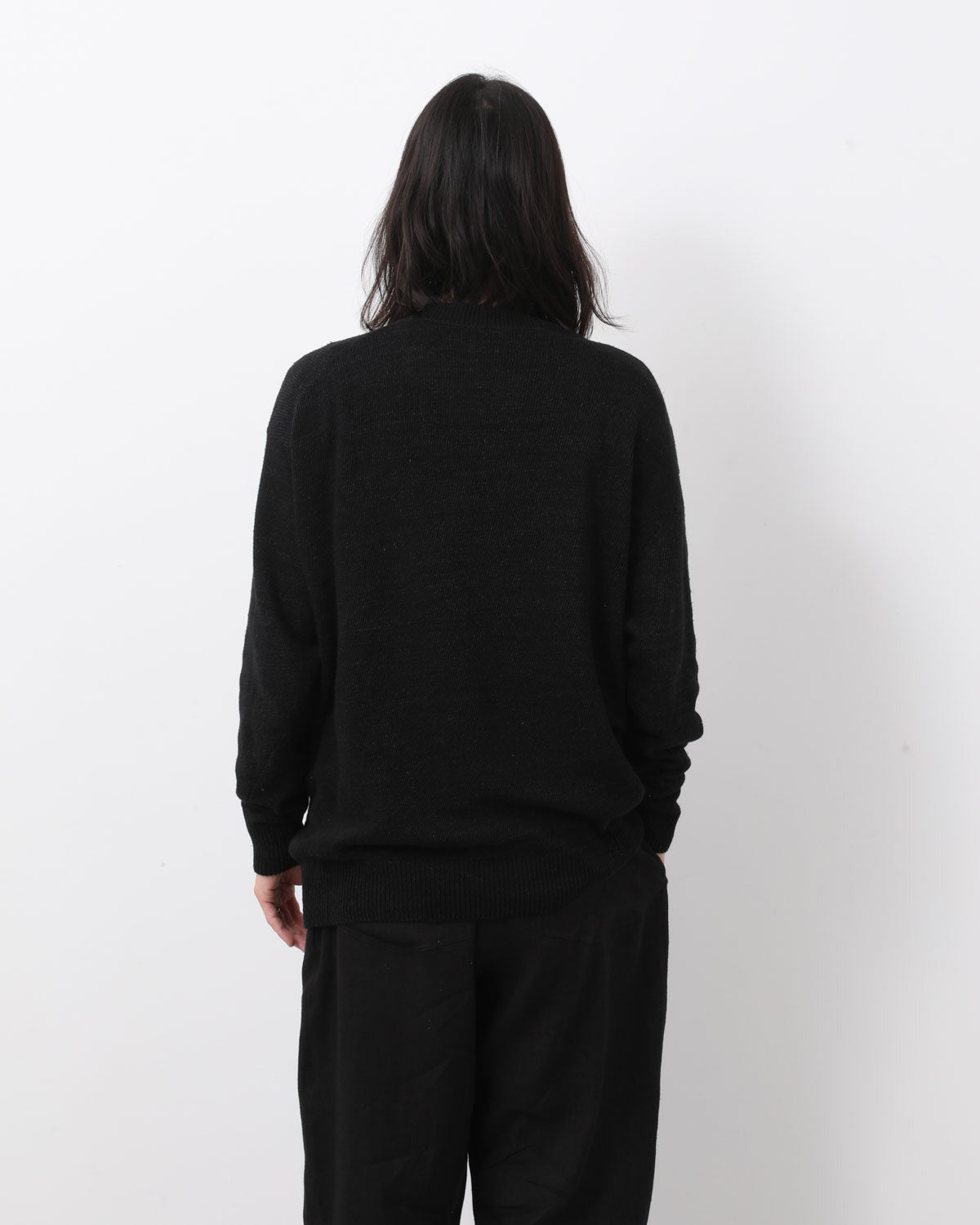 8Gクルーネックニット