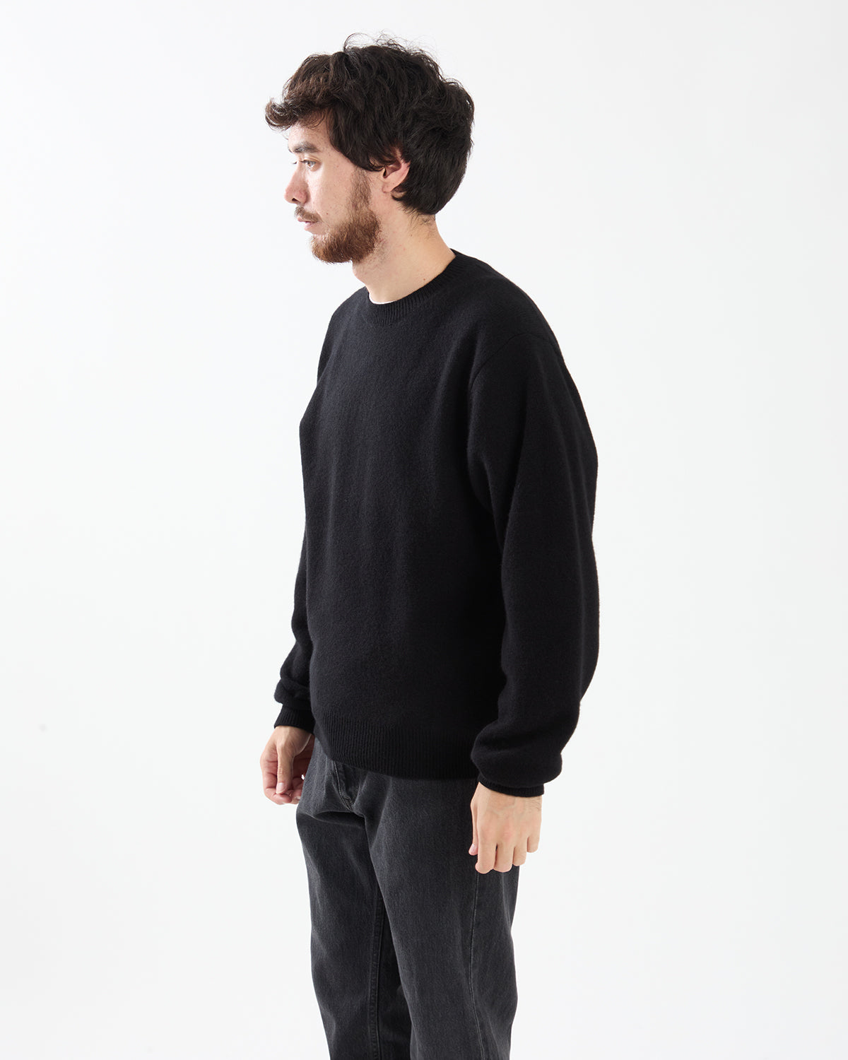 LAMBSWOOL CREW NECK KNIT