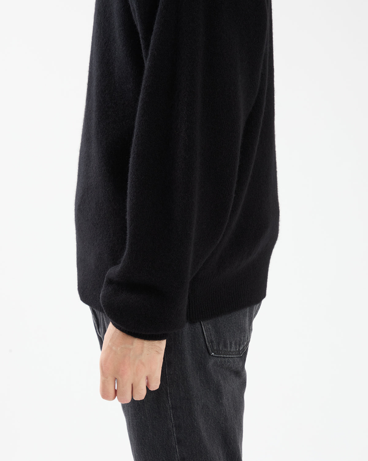 LAMBSWOOL CREW NECK KNIT