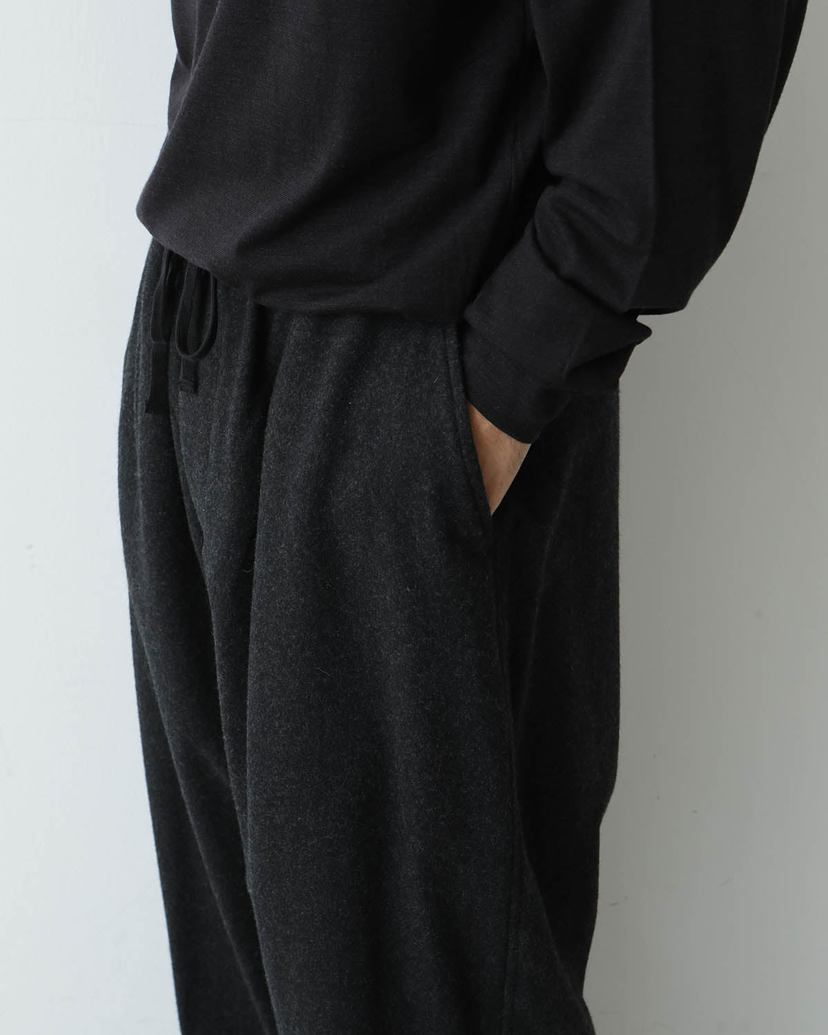 CASHMERE DRAWSTRING PANTS