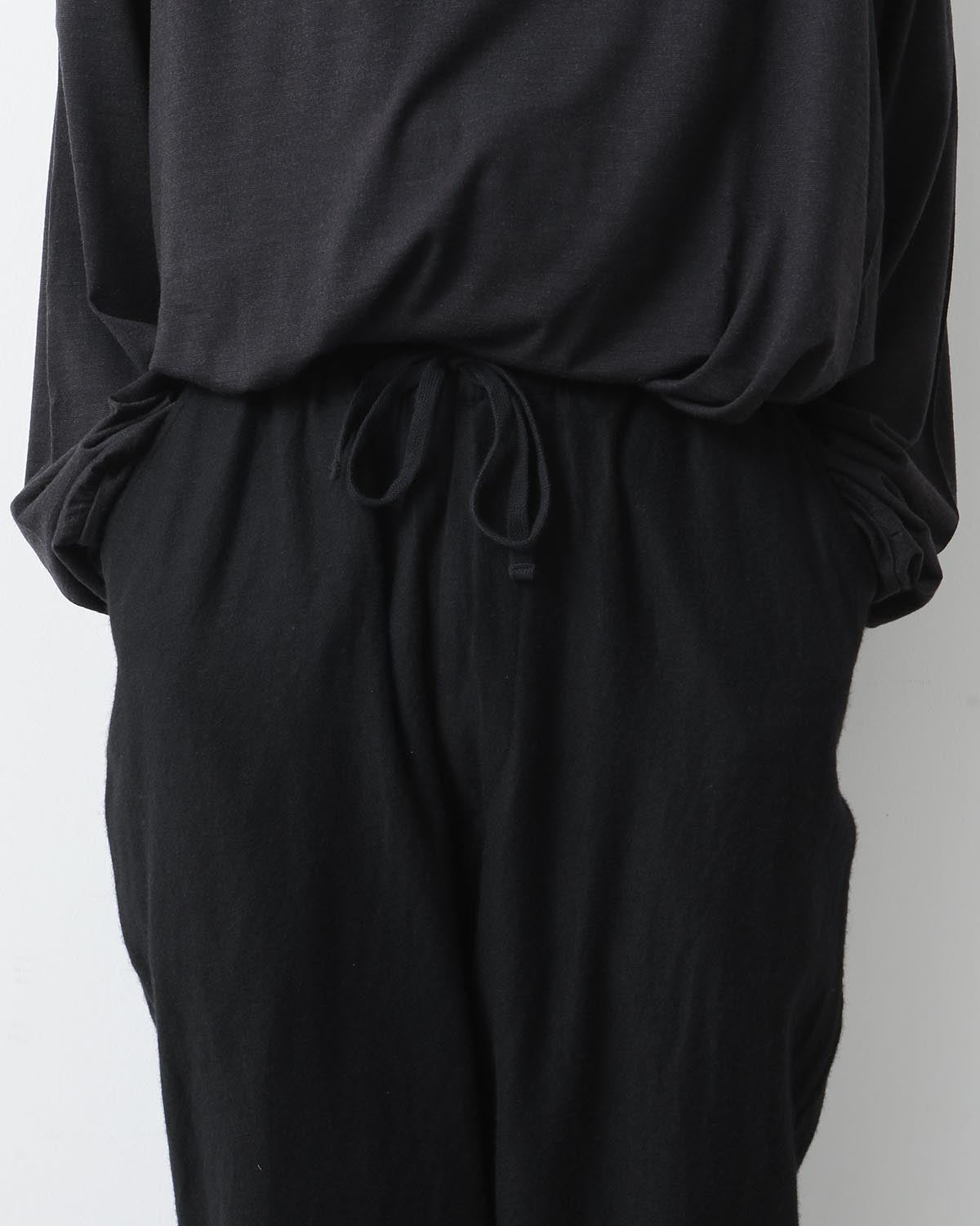 CASHMERE SILK DRAWSTRING PANTS