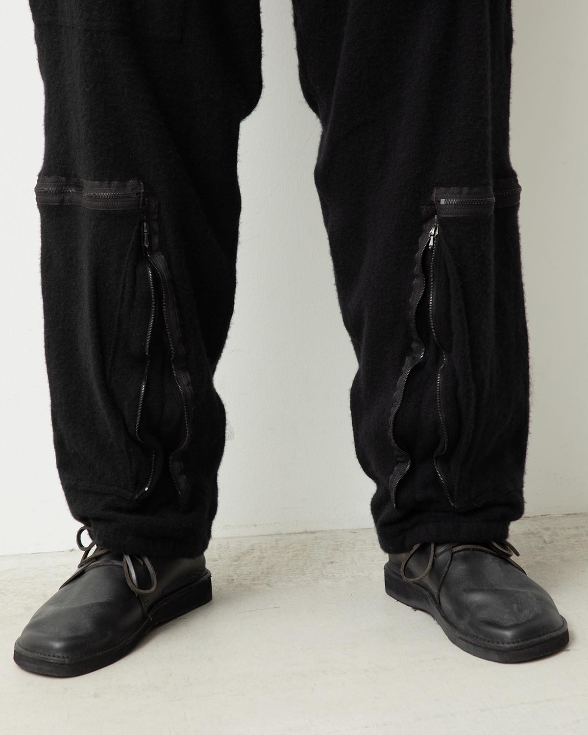 MILL WOOL PARACHUTE PANTS