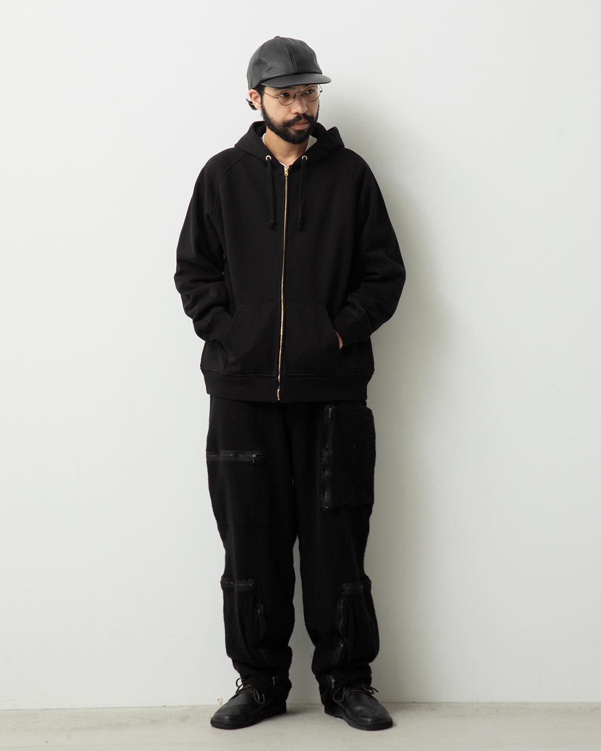 MILL WOOL PARACHUTE PANTS