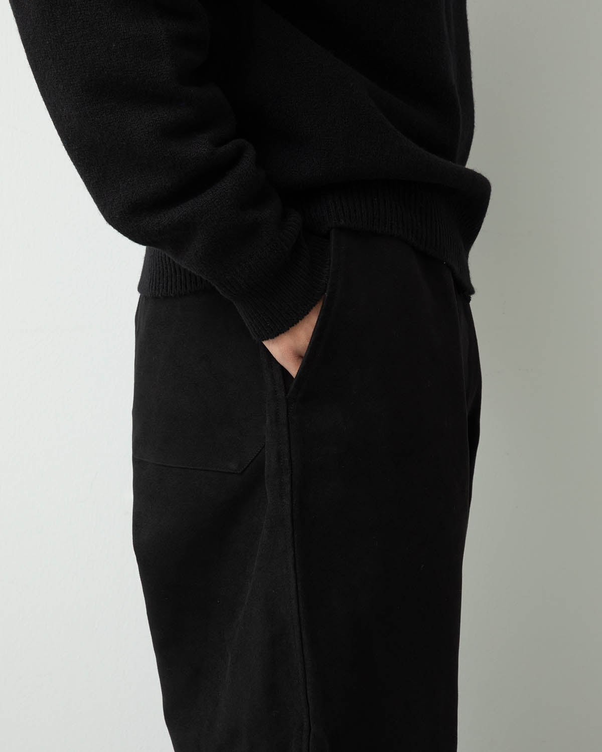 MOLESKIN DRAWSTRING PANTS