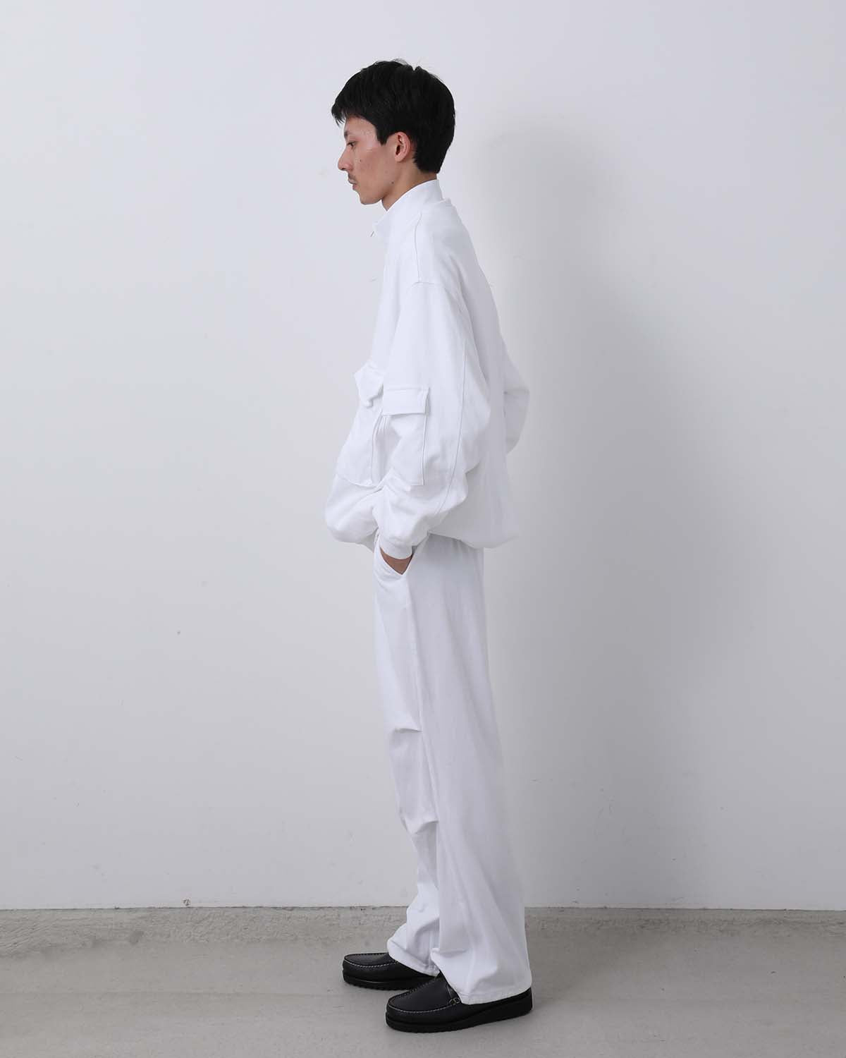 コットンジャージニータックパンツ