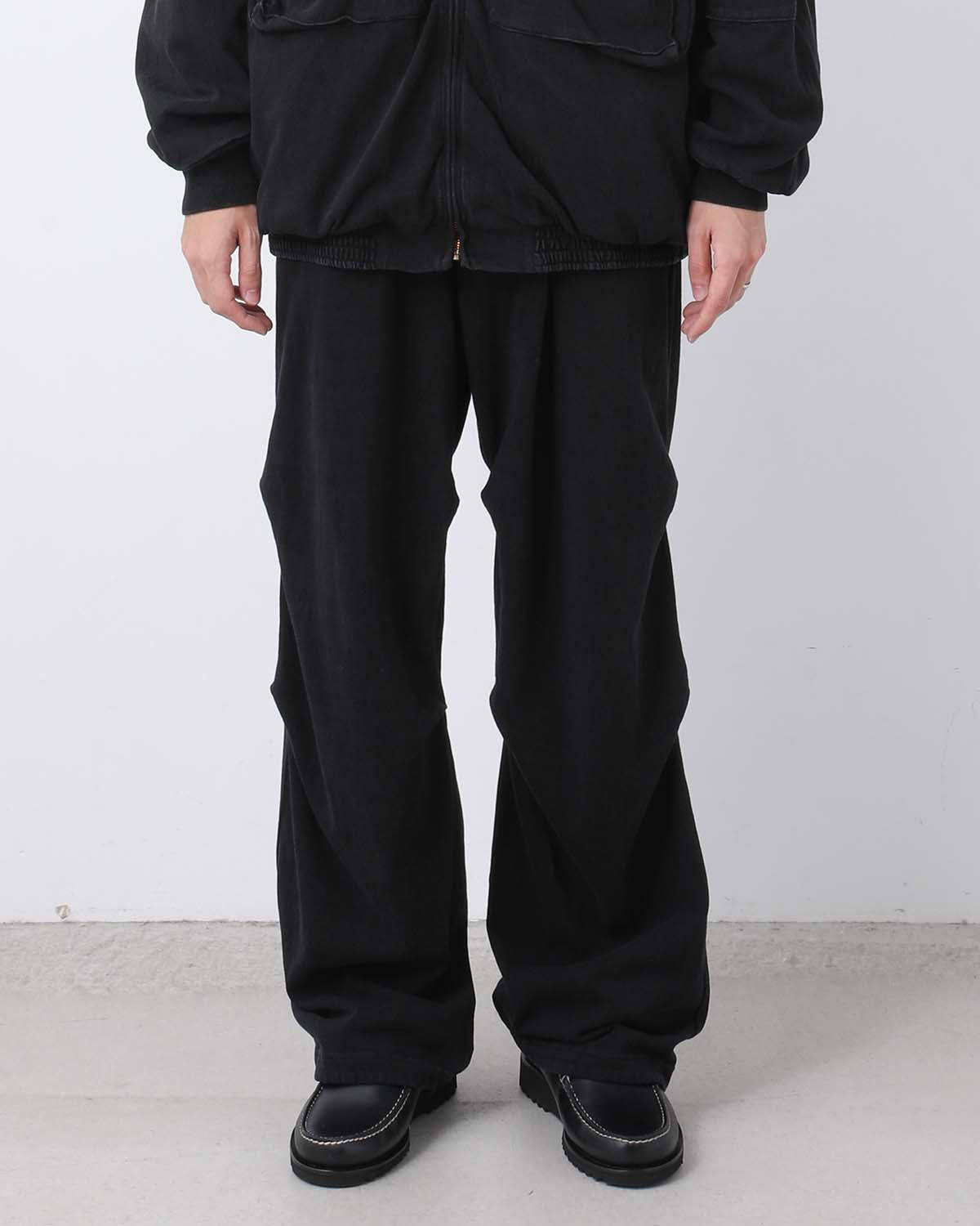 コットンジャージニータックパンツ