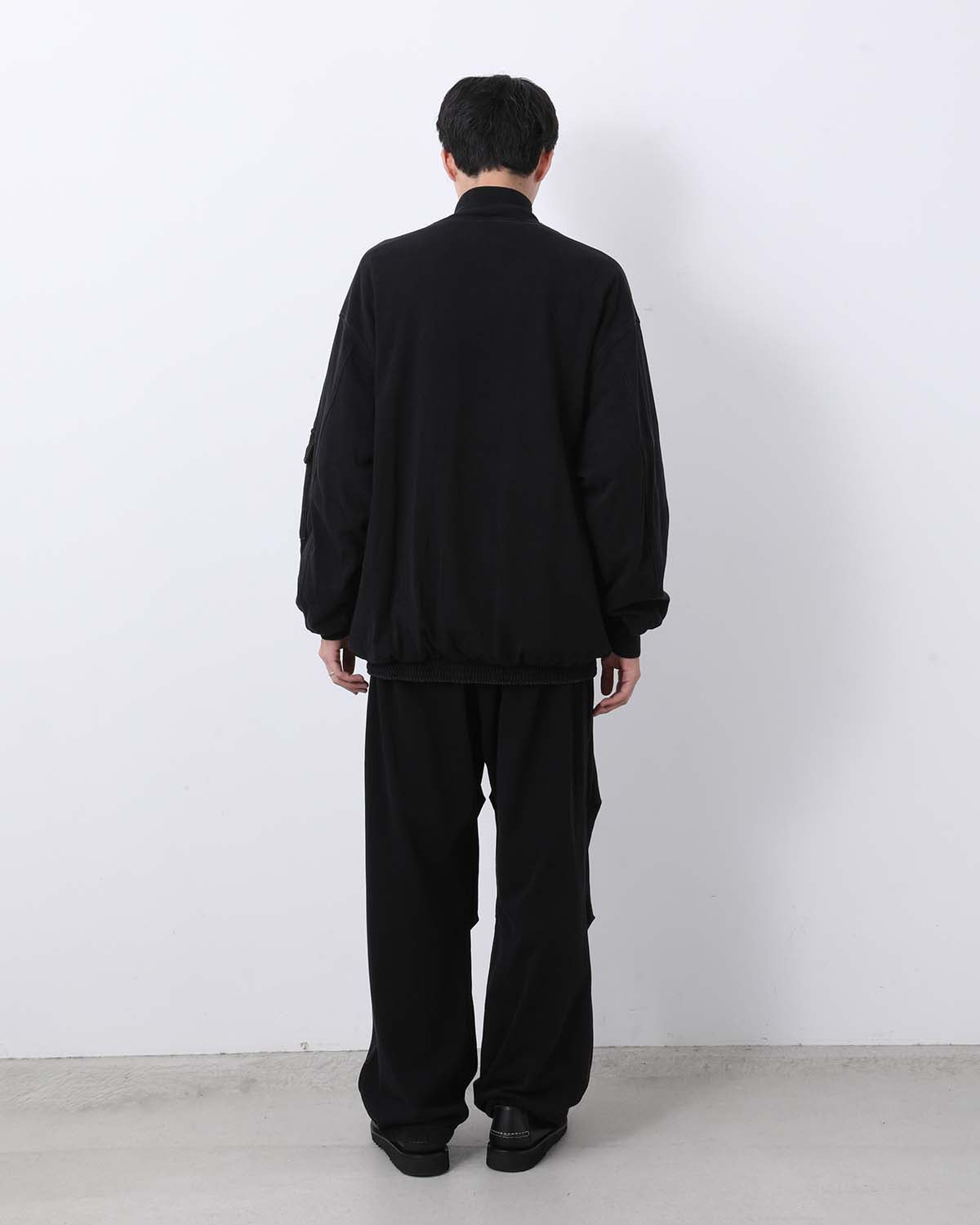 コットンジャージニータックパンツ