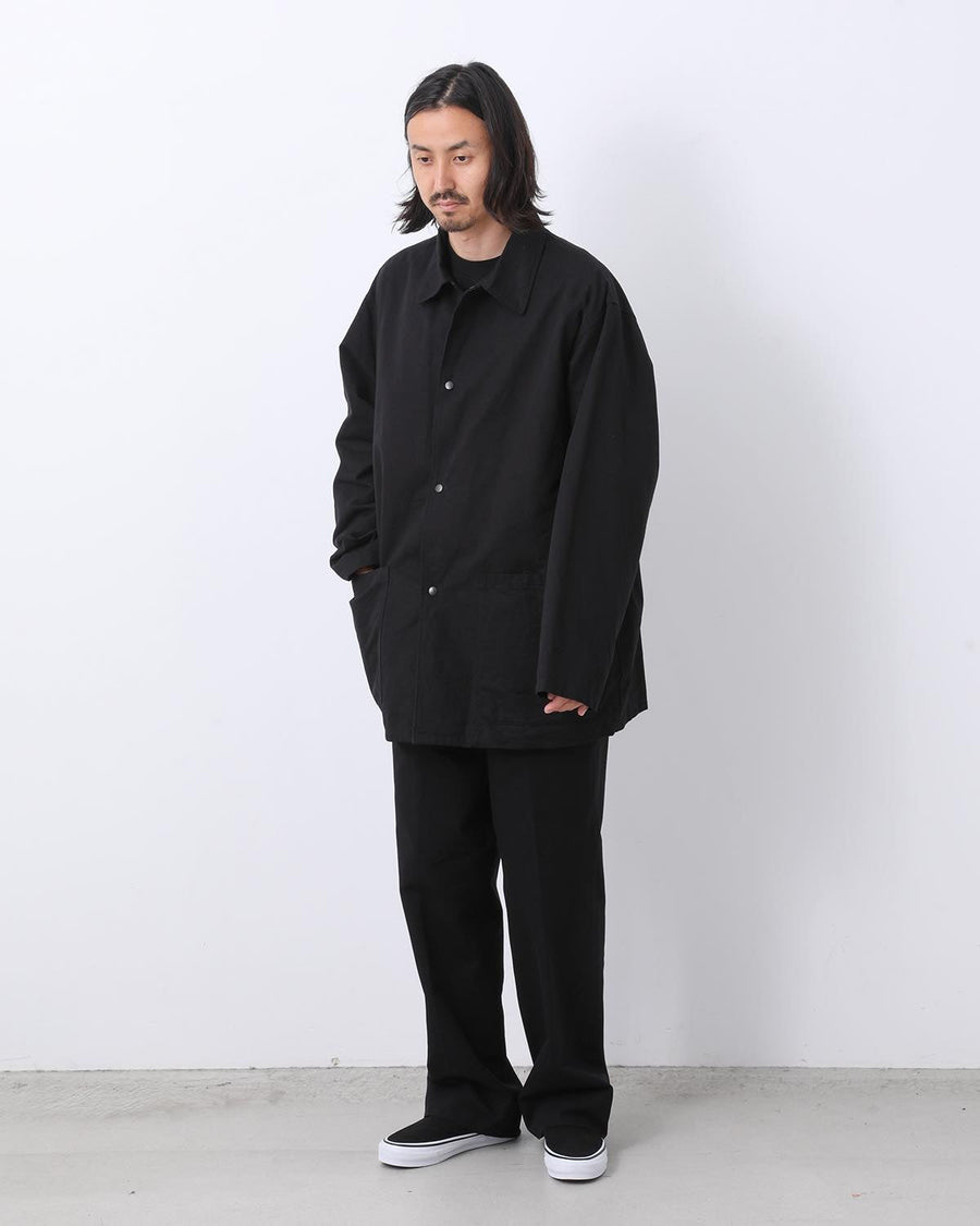 美品 25SS COMOLI ポストワークツイルパンツ（black） 3 美品 25SS COMOLI ポストワークツイルパンツ（black） 3 COMOLI