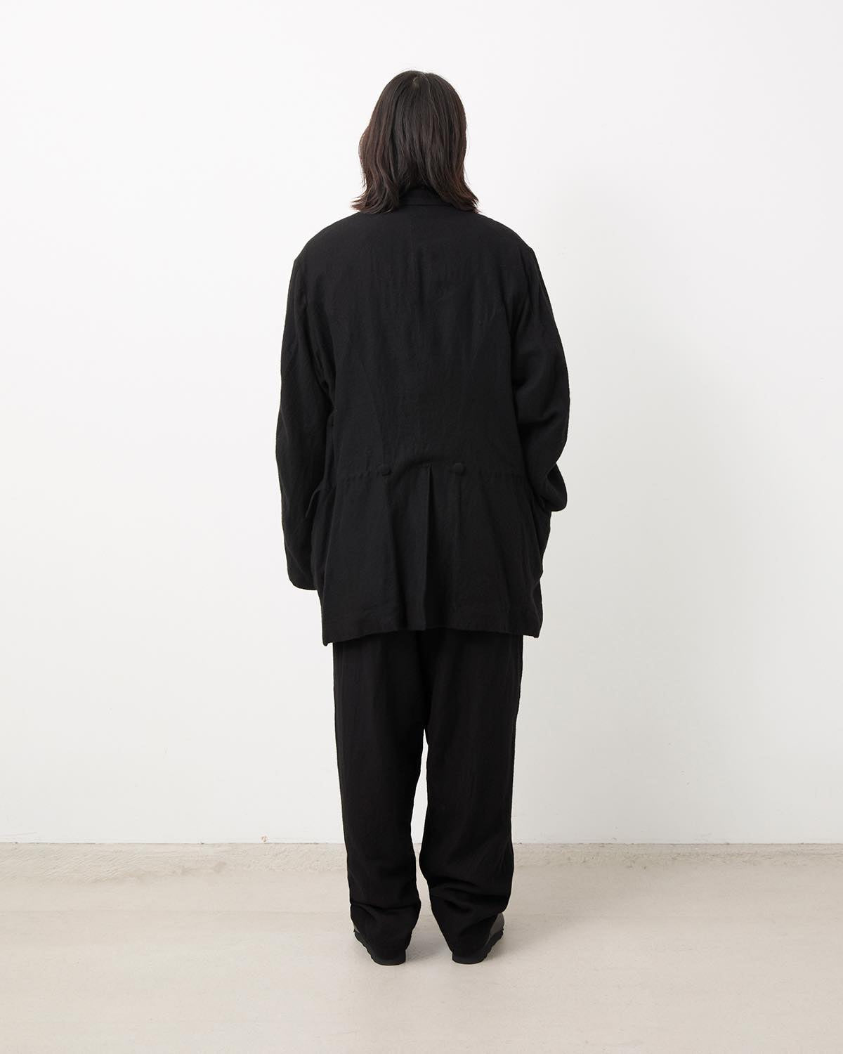 CASHMERE SILK TAPERED PANTS