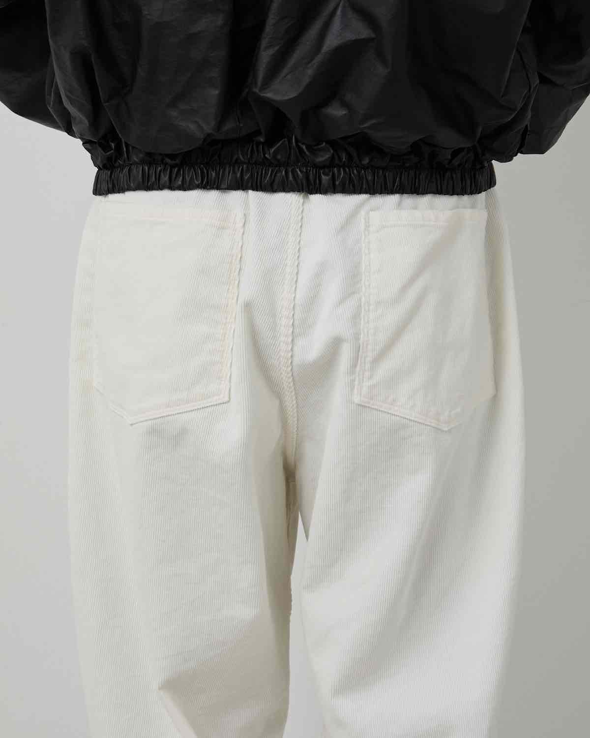 コーデュロイドローストリングパンツ