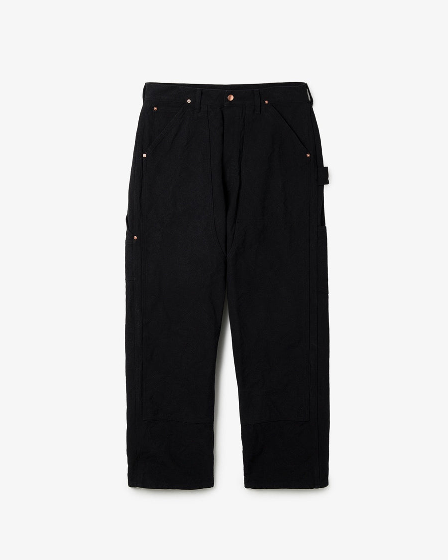 パンツ COMOLI COTTON DUCK PAINTER PANTS2 Cotton Duck Painter Pant in Black