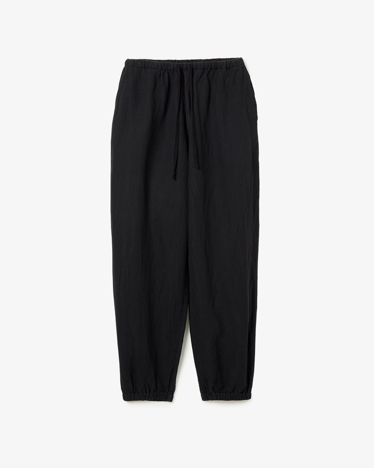 シルクコットンドローストリングパンツ